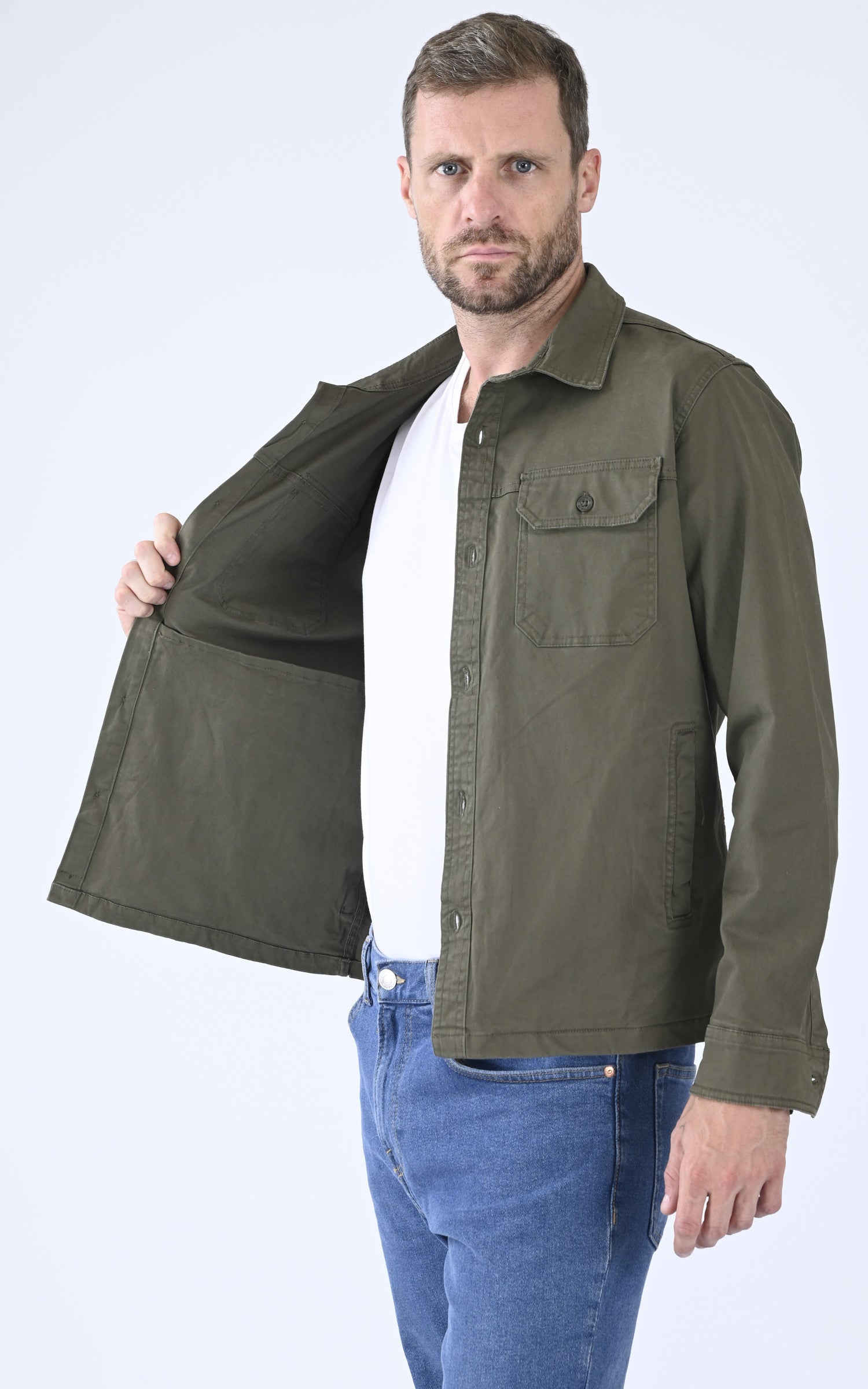 A "COMCAST 103467" Kaki Daytona 73 Chemise Homme interior photo