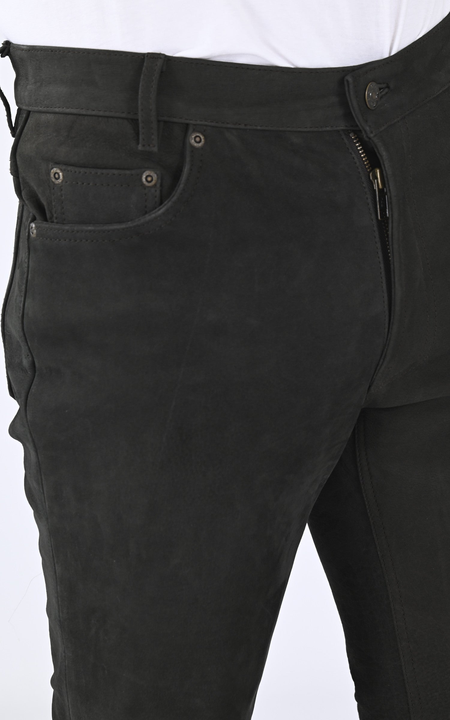 A "LAURIN" Marron Foncé Maddox Pantalon Homme details photo