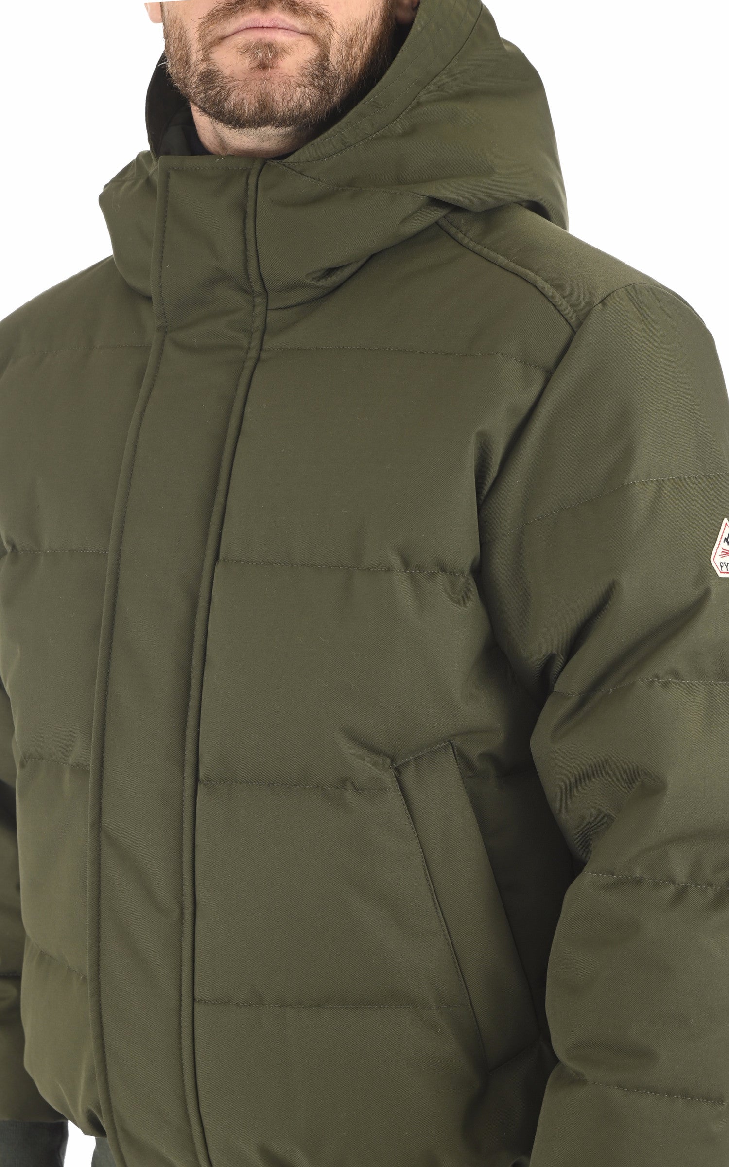 A "RUBEN" Deep khaki Pyrenex Bl Doudoune Homme details photo