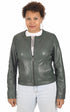 A "FAY COMFORT" Vert La Canadienne Blouson Femme closed photo