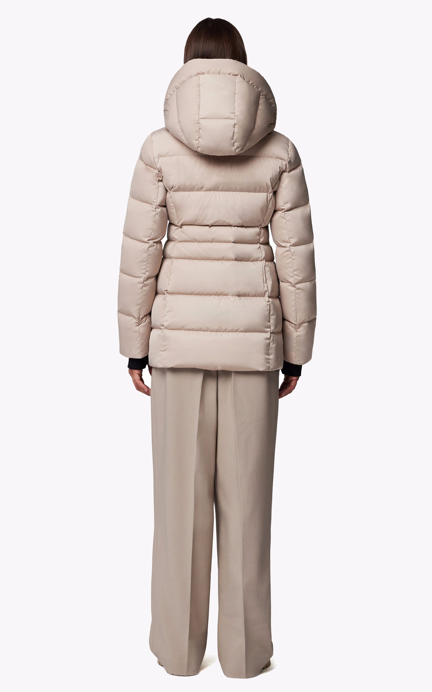 A "TALLIA" Beige Soia & Kyo Ves Doudoune Femme back photo 4