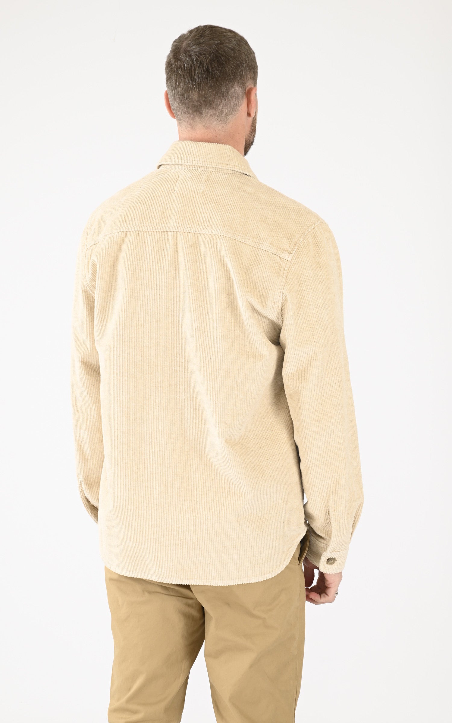 A "GASTON C038TIU98" Ecru Maison Standards Chemise Homme back photo