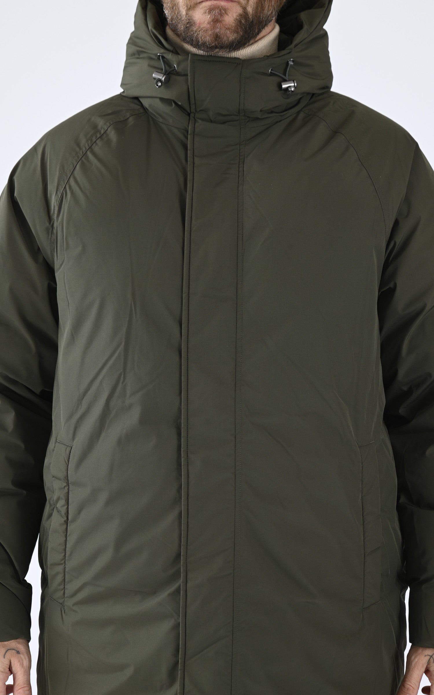 A "SPARK 2" Kaki Pyrenex Ves Doudoune Homme details photo 5