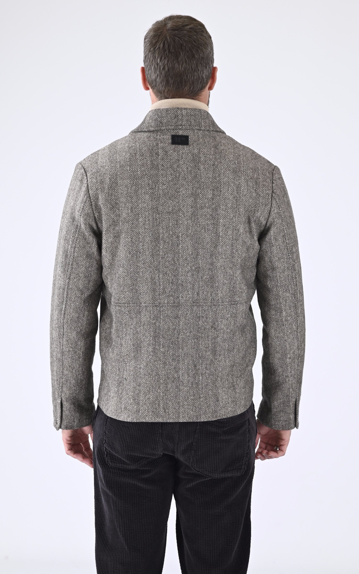 A "PAUL V037TI118" Marron Maison Standards Blouson Homme back photo