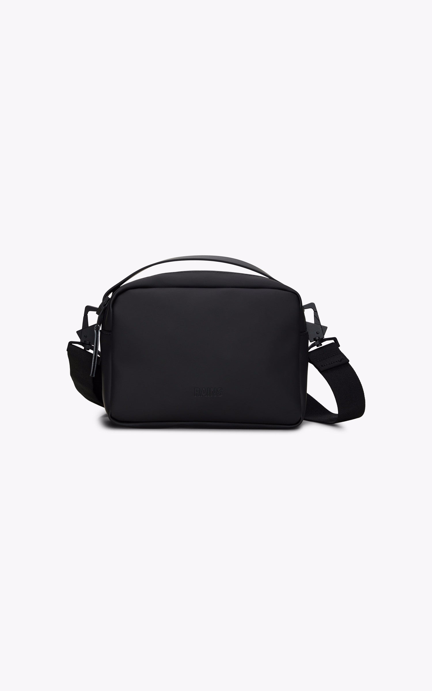 A "14100 BOX BAG" Noir Rains Sac Mixte interior photo