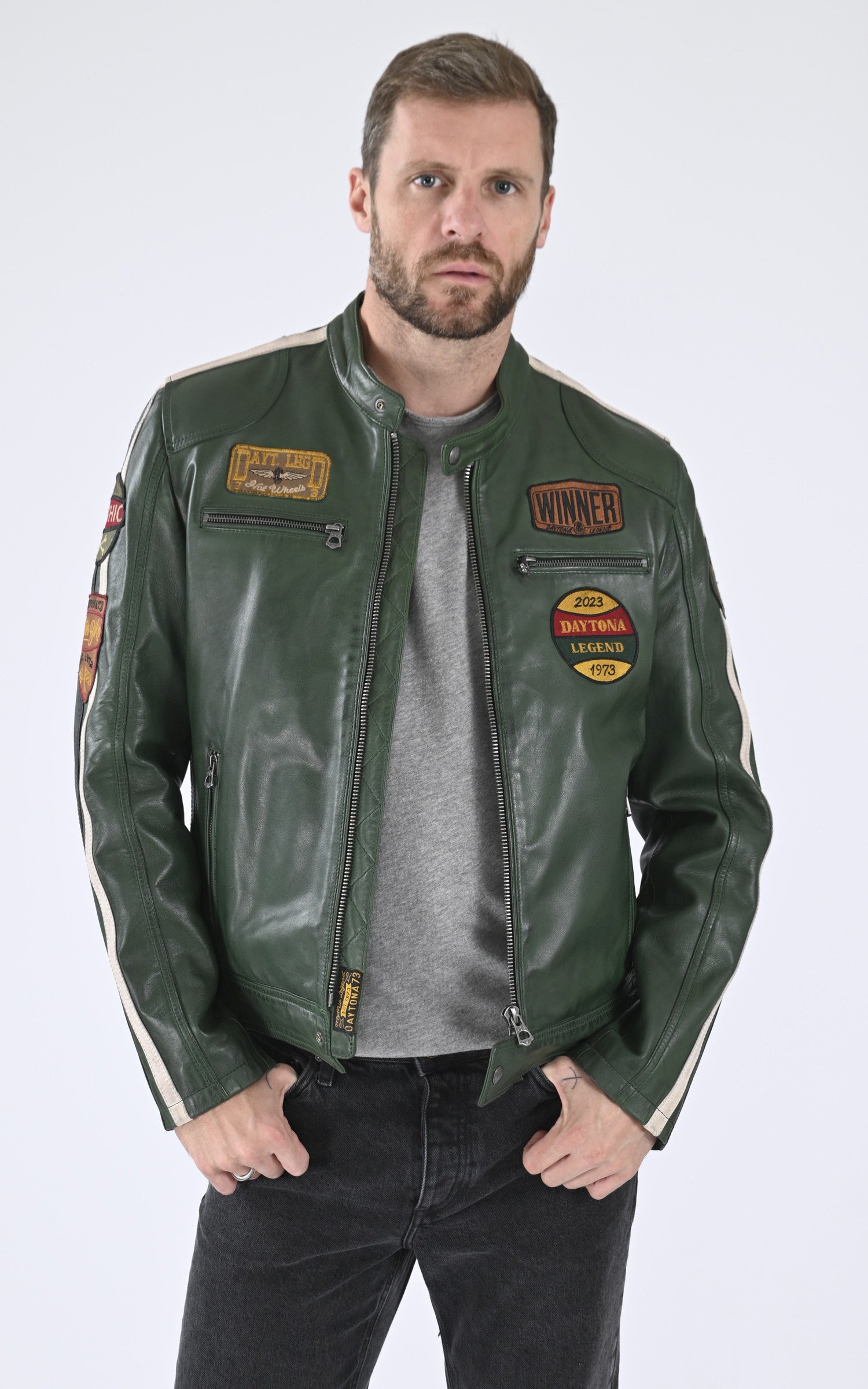 A "WARTBURG 102832" Vert Daytona 73 Blouson Homme opened photo 1