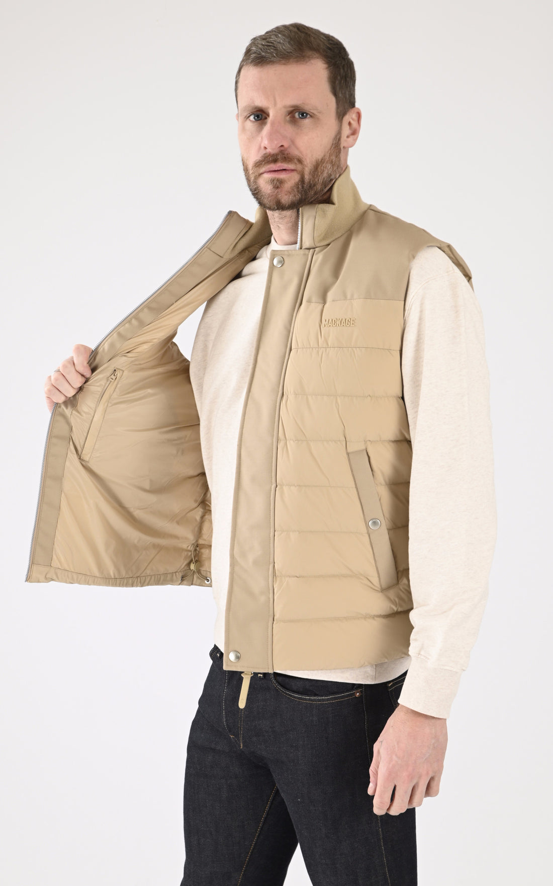 A "BRODY" Beige Mackage gil_doudoune Homme opened photo