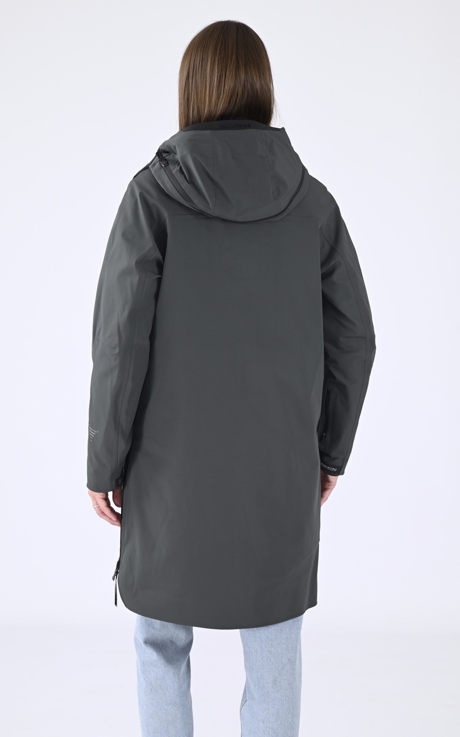 A "PLANCK QW497" Kaki Krakatau 3/4 Parka Femme back photo