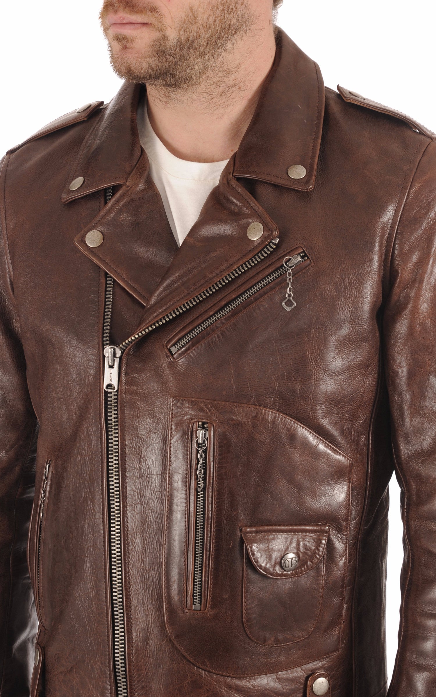 A "REDFORD 101234" Marron Daytona 73 Perfecto Homme details photo