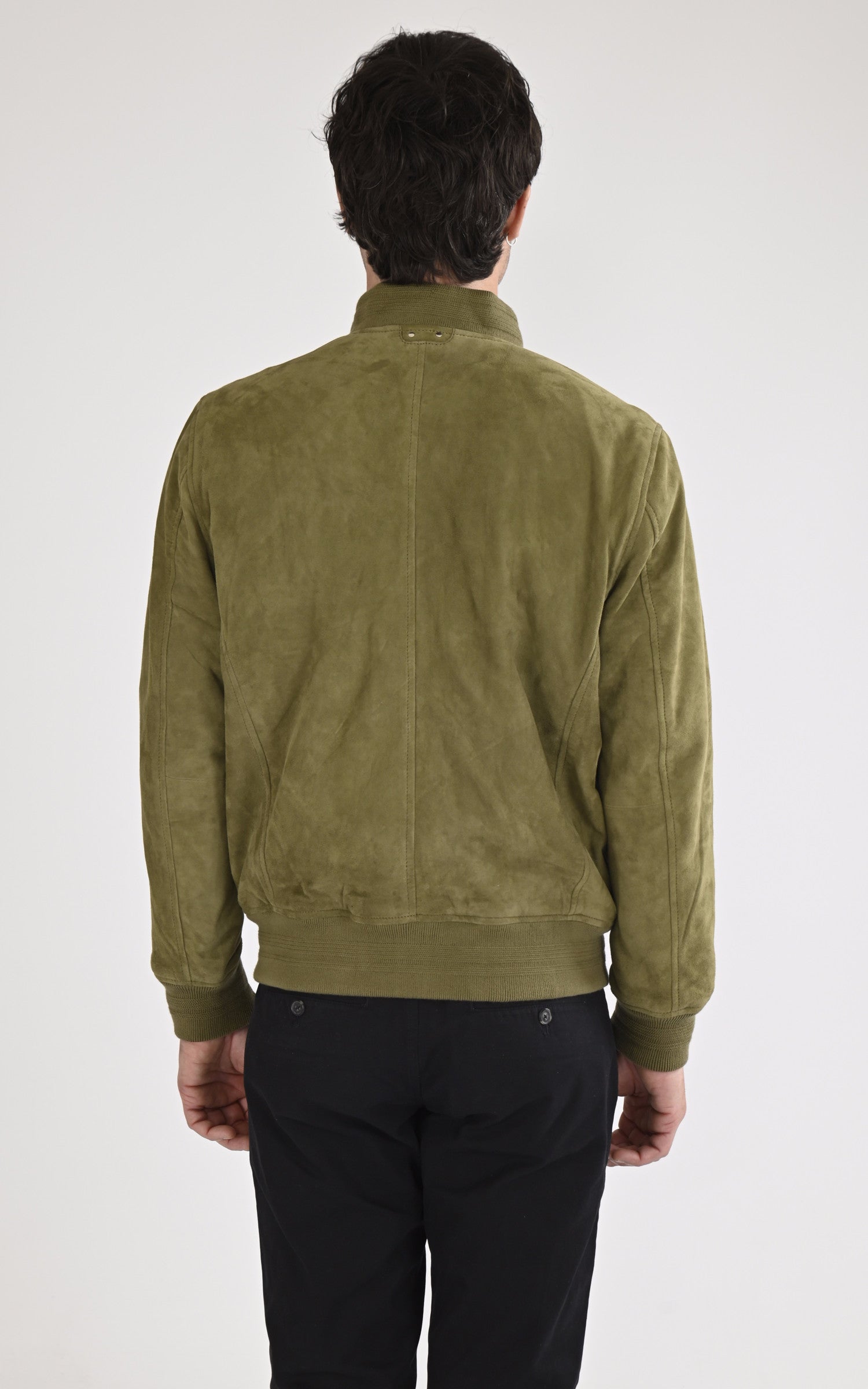 A "WINDON 102570" Kaki Daytona 73 Blouson Homme back photo