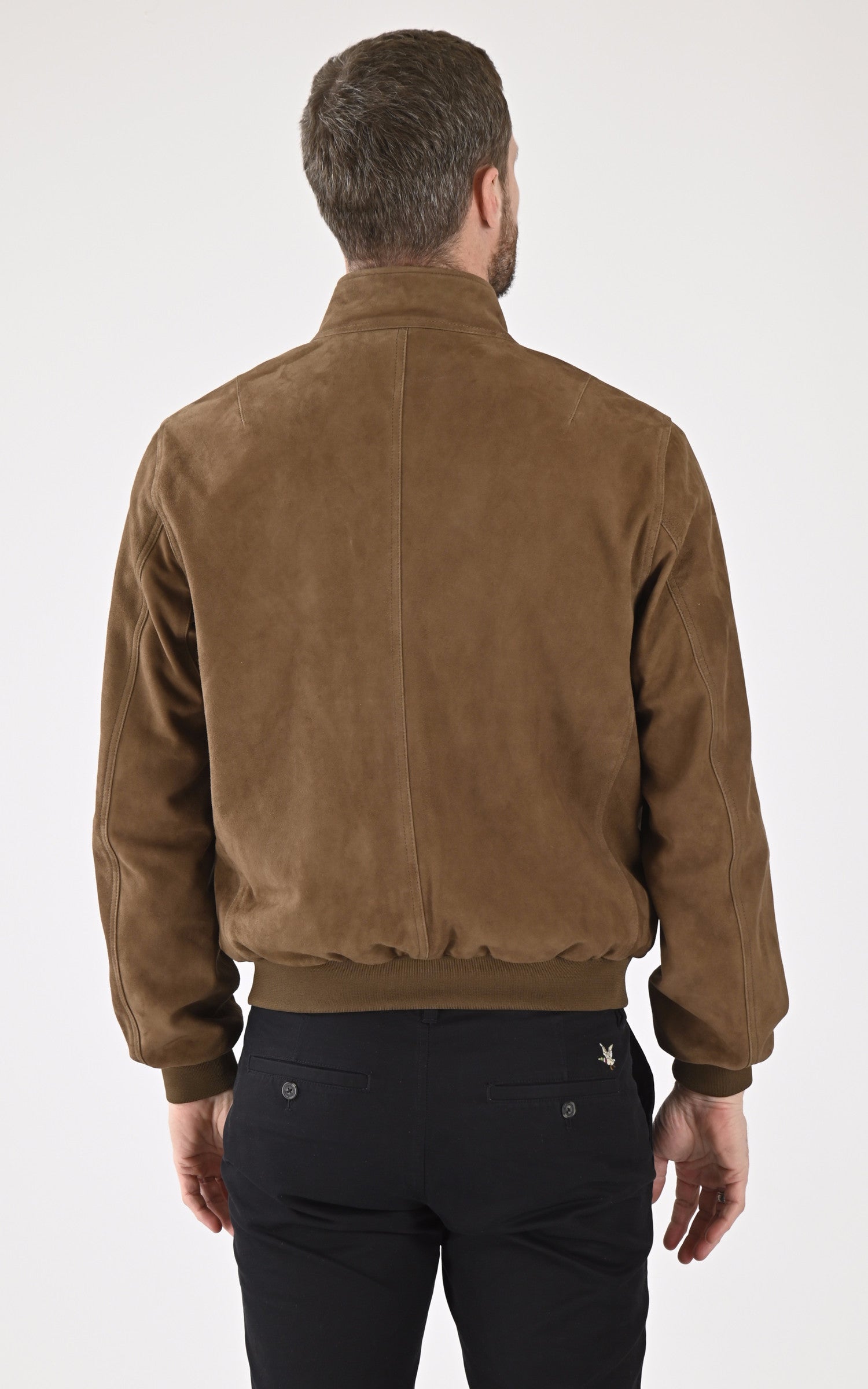 A "EXPO" Taupe Serge Pariente Blouson Homme back photo