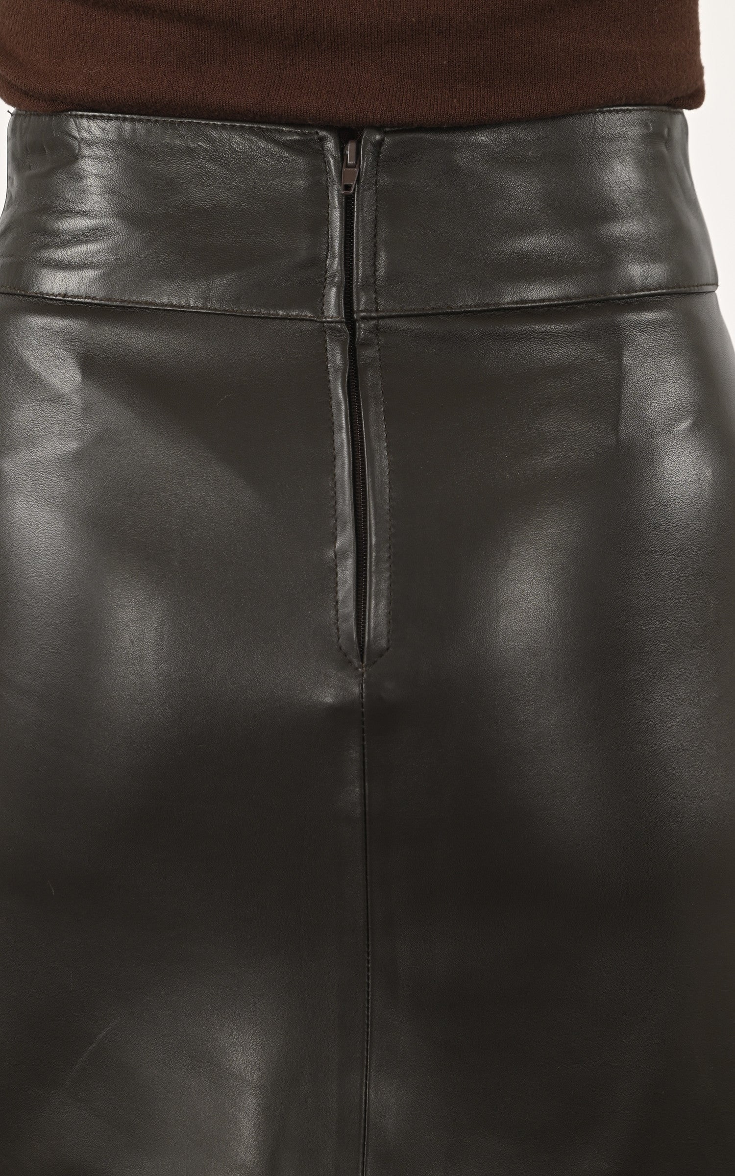 A "JADE FF" Marron La Canadienne Jupe Femme details photo