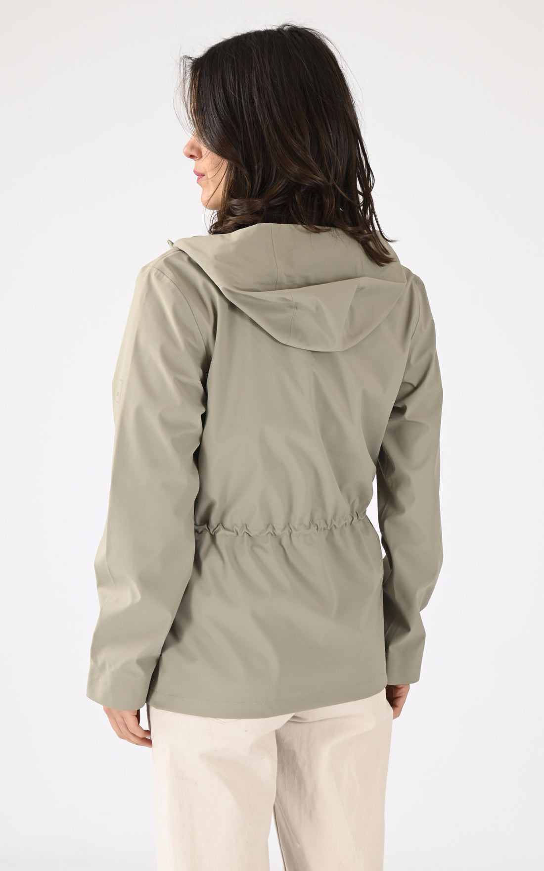A "12470 SUVA HARDSHELL STRING" Kaki Rains Veste Mixte closed photo