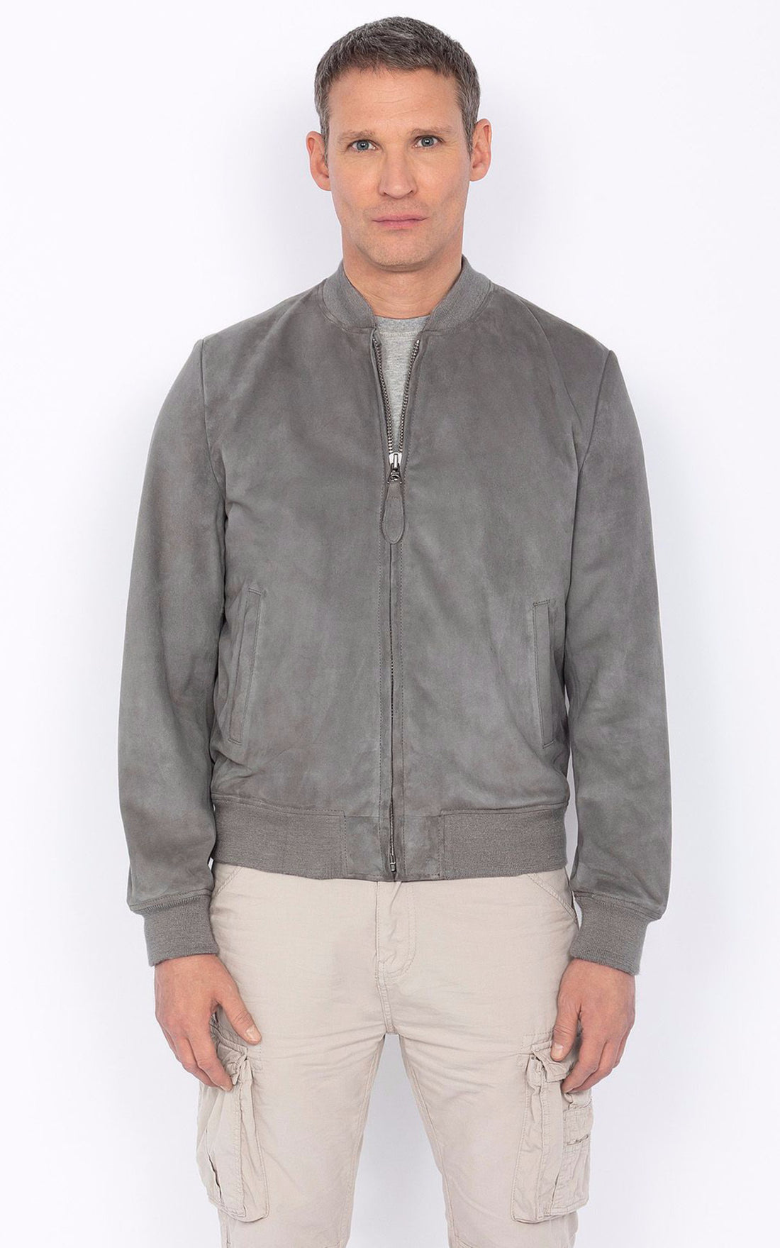 A "LC300" Gris Schott Blouson Homme opened photo