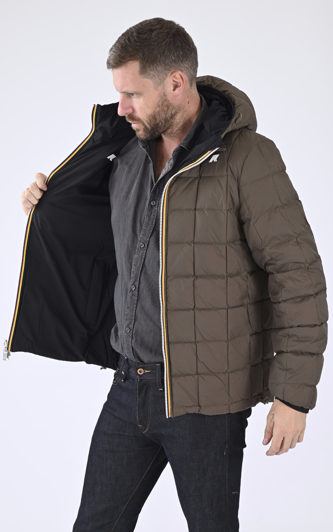 A "JACK ST THERMO DO K8127WW" Noir K-Way Bl Doudoune Homme closed photo