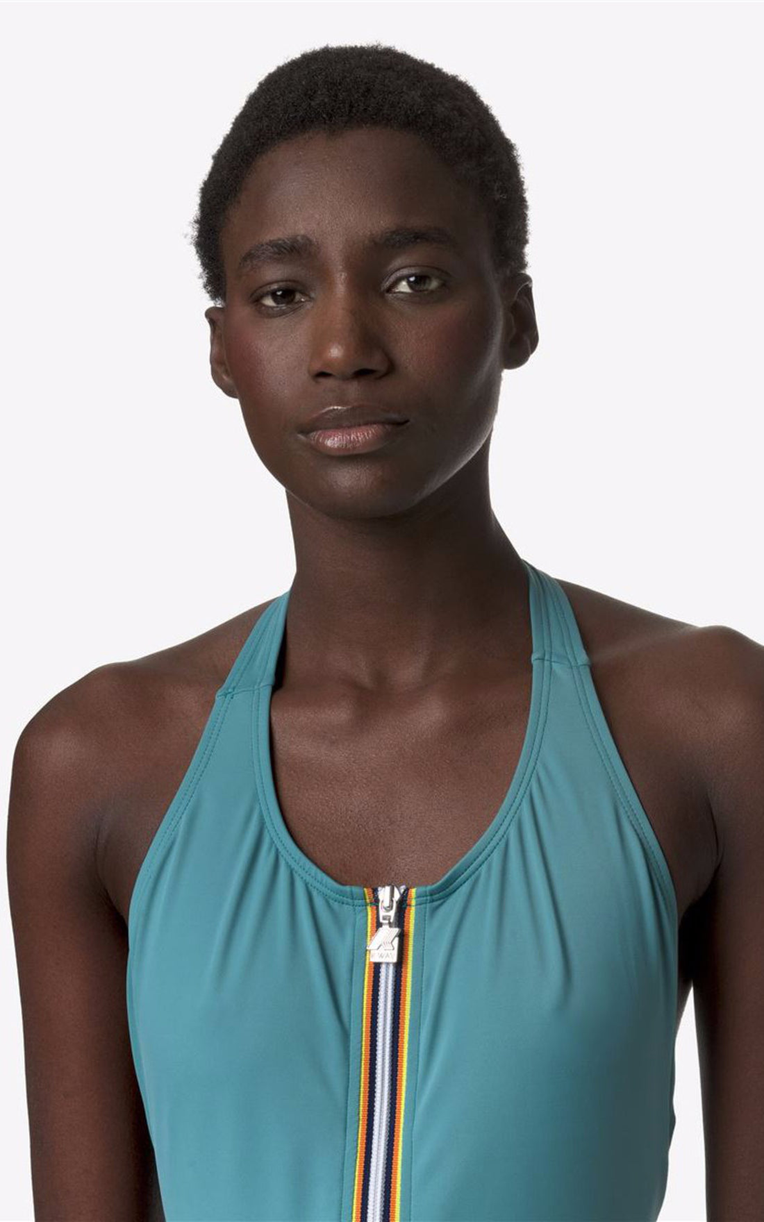 A "SYLVIE BEACH K1141JW" Bleu K-Way maillot_de_bain Femme back photo