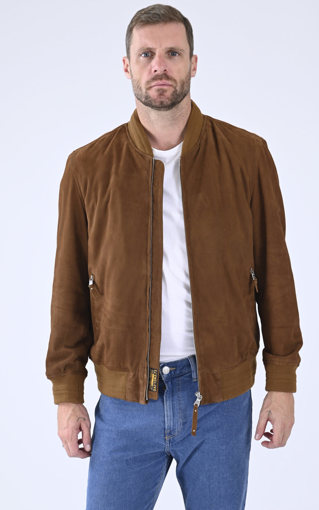 A "WINDON 102570" Tabac Daytona 73 Blouson Homme opened photo
