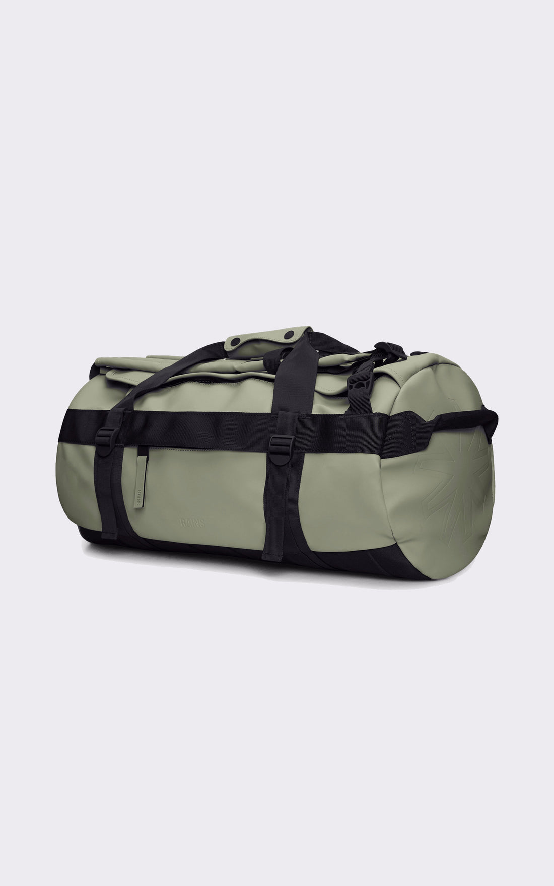 A "13480 TEXEL DUFFEL SMALL" Vert Rains Sac Mixte opened photo