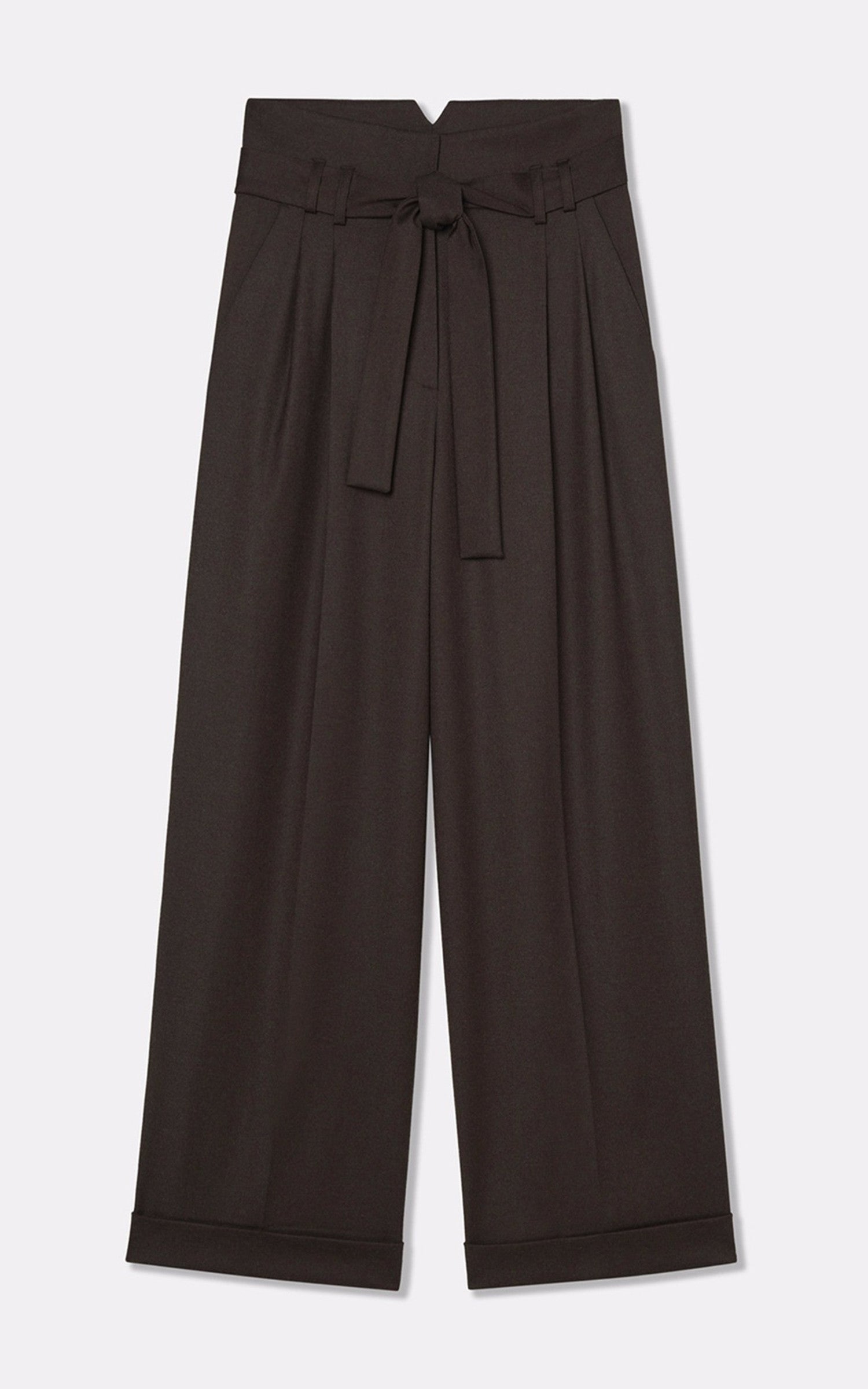 A "PIA" Marron Tara Jarmon Pantalon Femme details photo