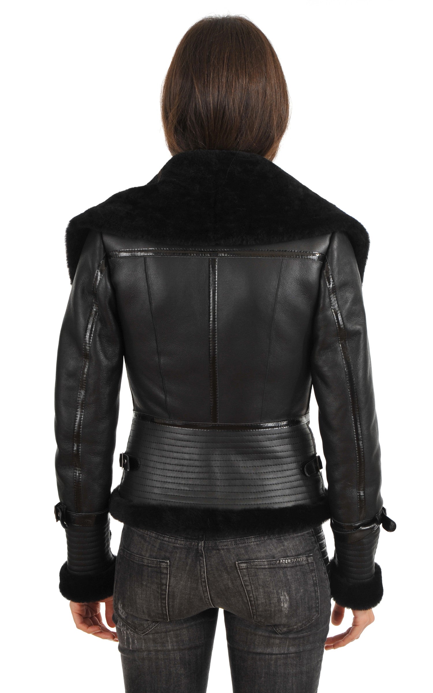 A "ZION" Noir La Canadienne Bombardier Femme back photo