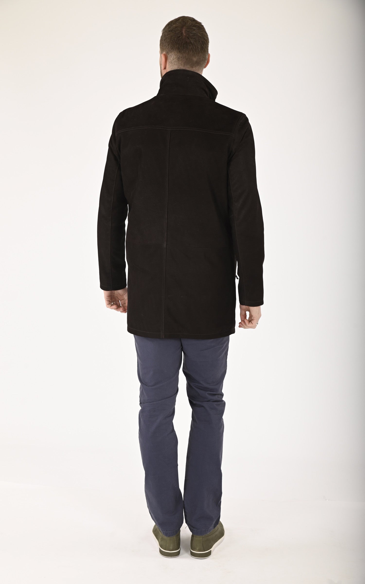 A "MAX" Marron La Canadienne 3/4 Homme back photo