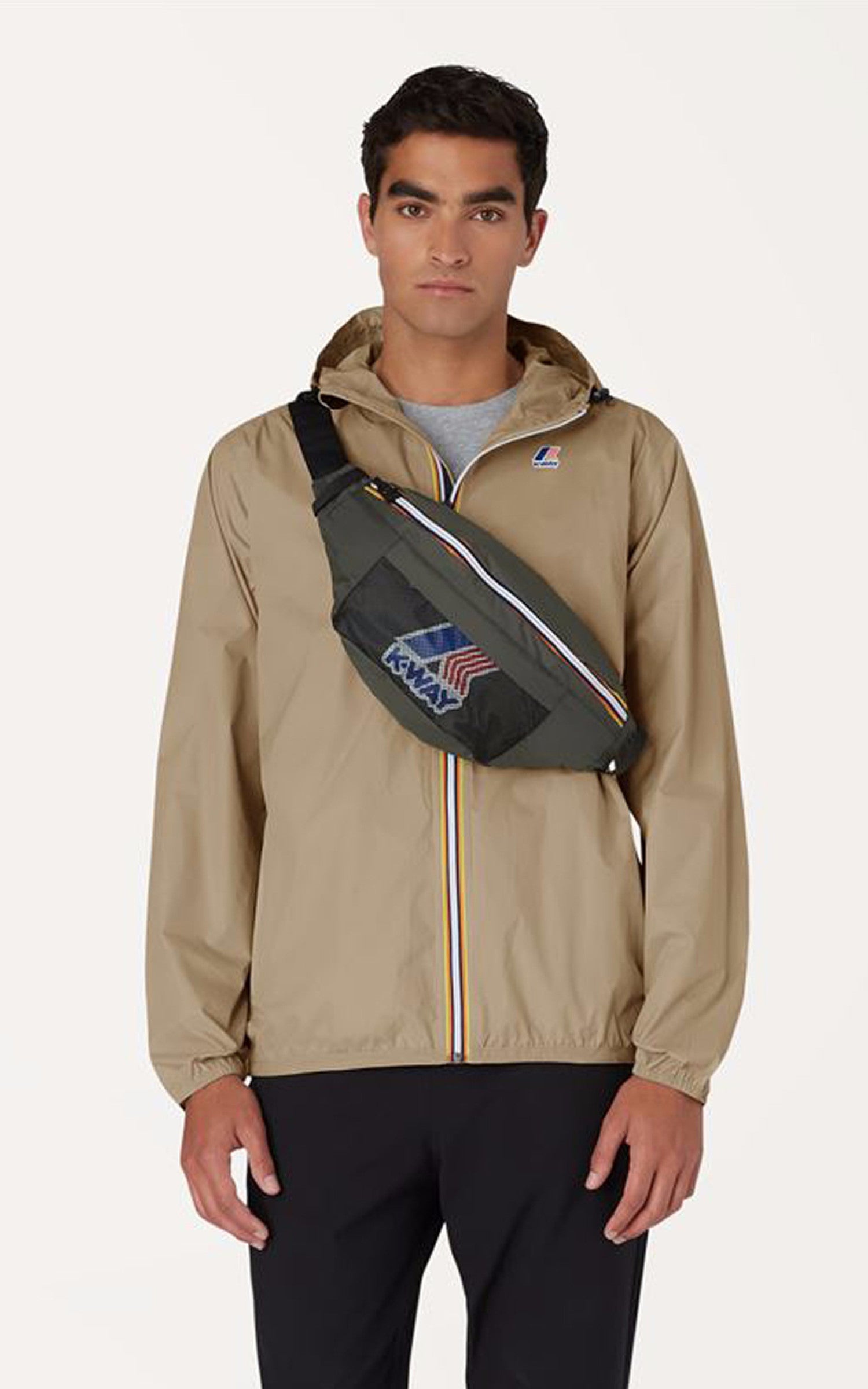 A "CLAUDE K004BD0" Beige K-Way Blouson Mixte interior photo