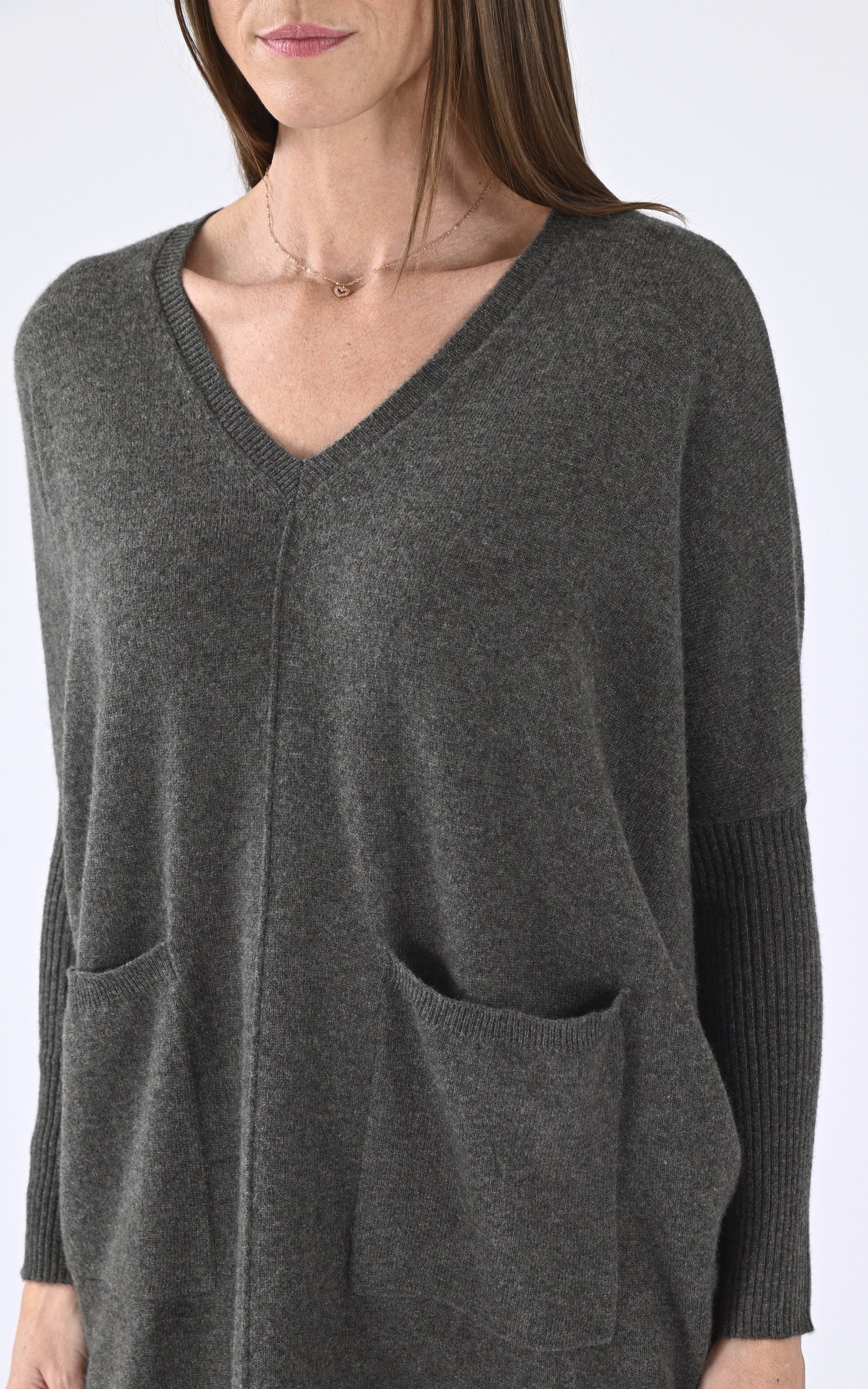 A "BELLA 4504026C" Kaki Notshy Robe Femme details photo 5