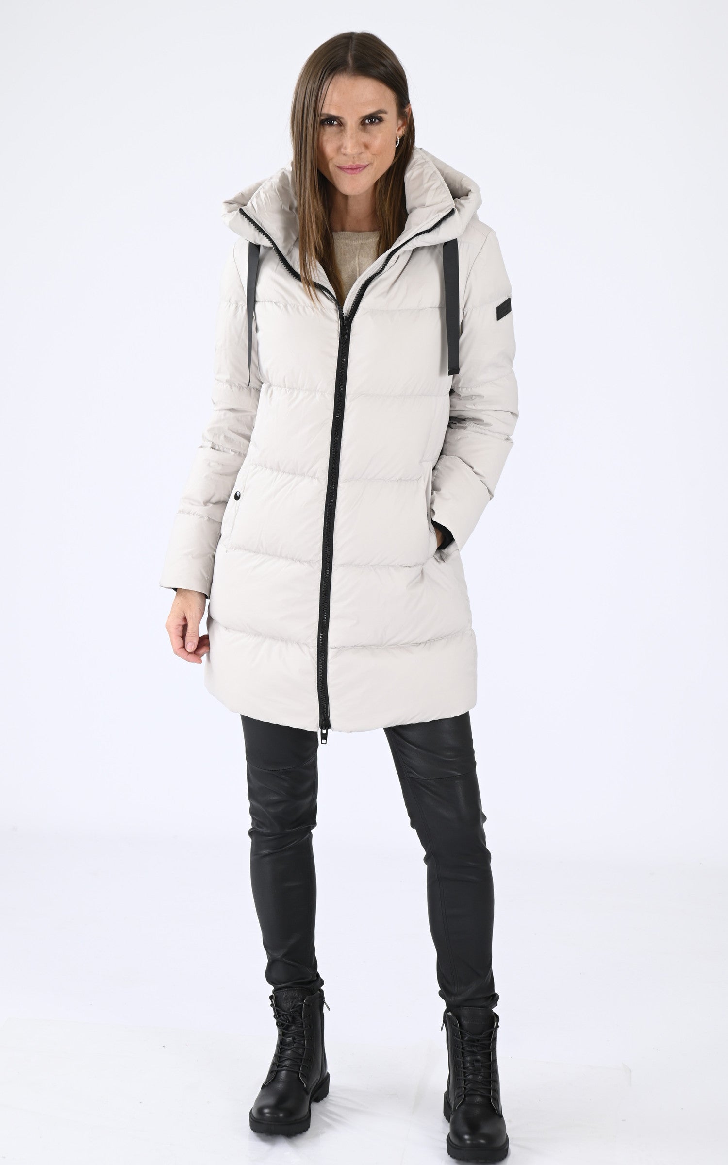 A "SAMANTHA 22861-3620" Gris Rock and Blue Ves Doudoune Femme closed photo
