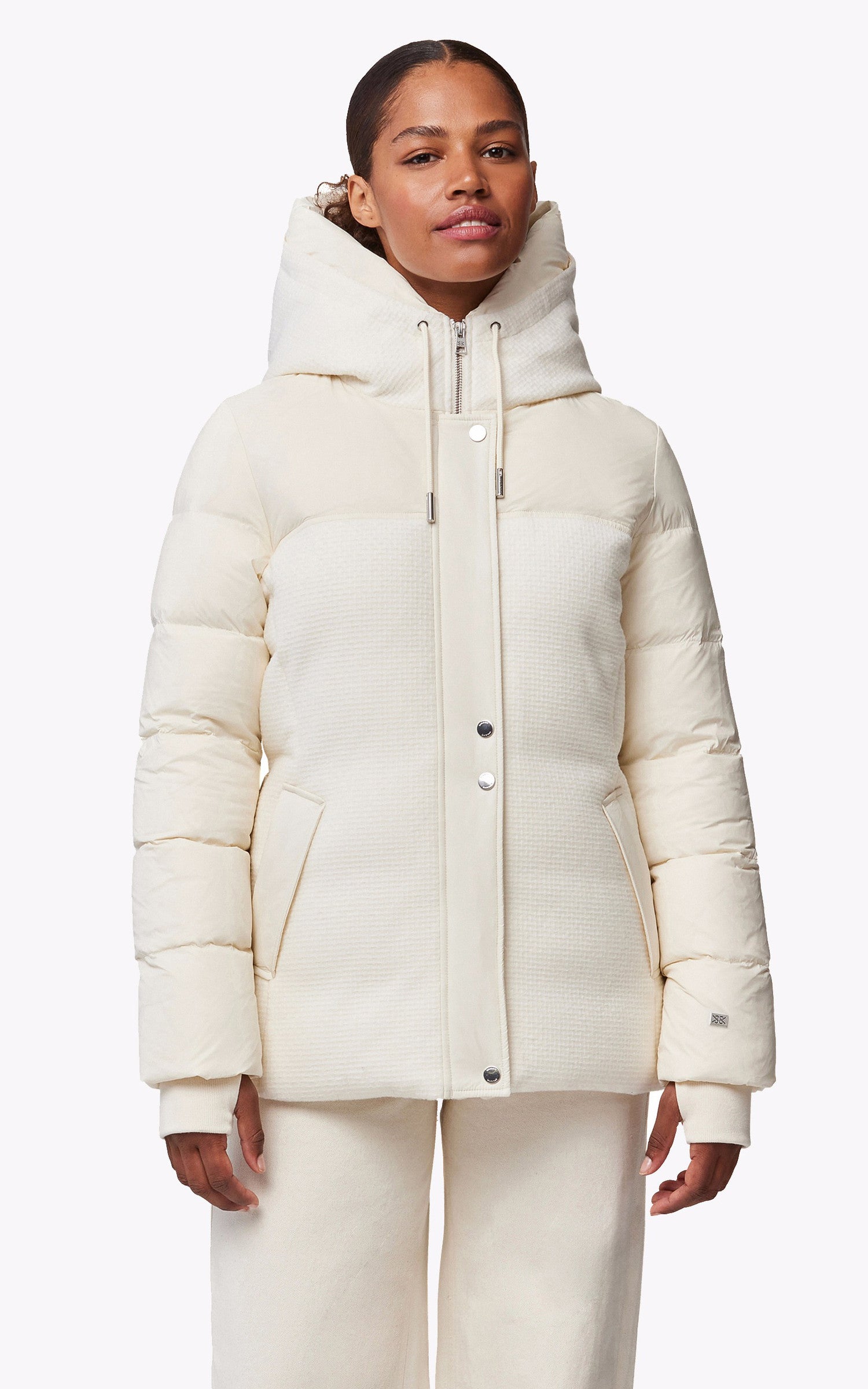 Doudoune Courte Doudoune Femme Canadienne Doudoune