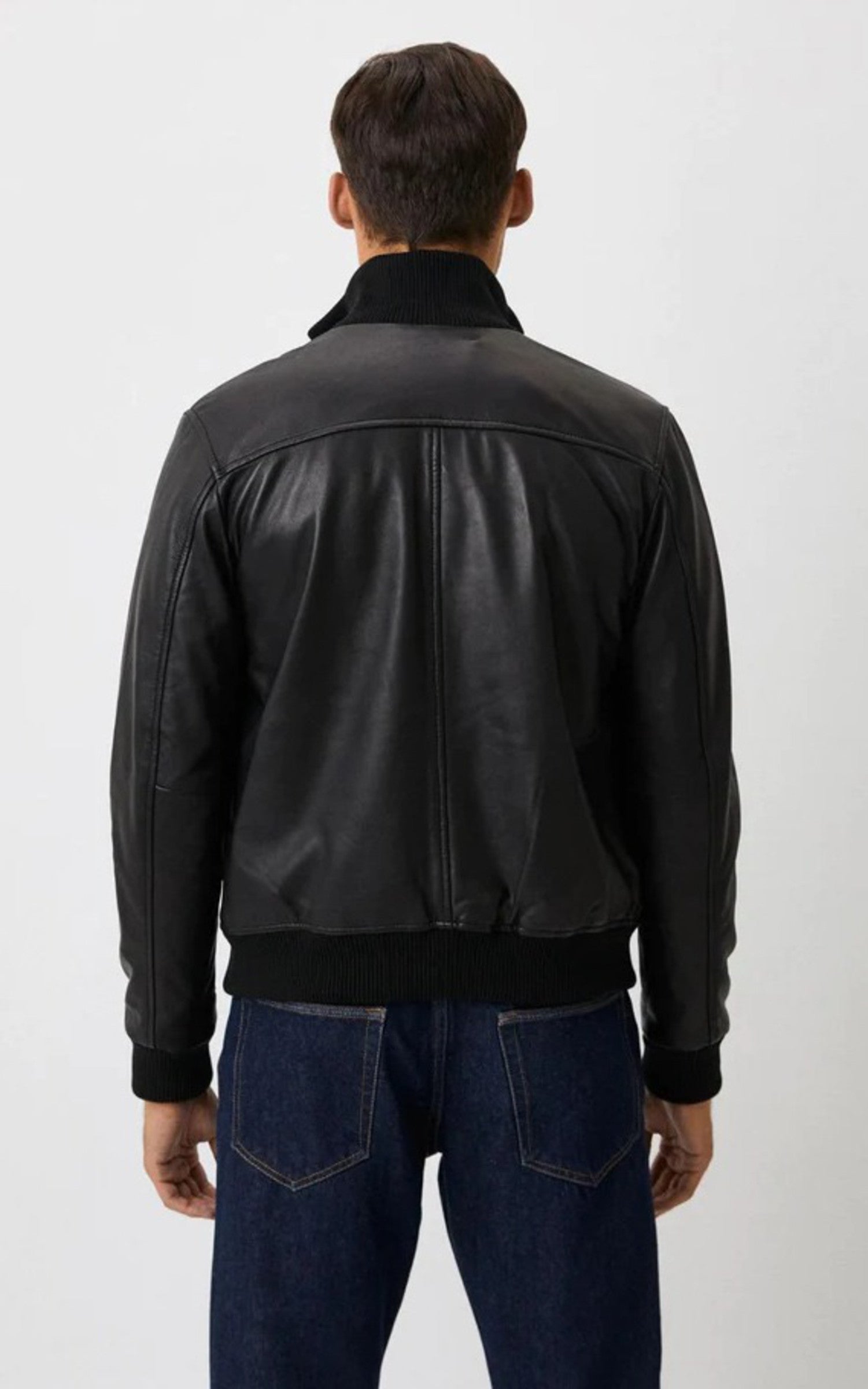 A "PAROS" Noir Serge Pariente Blouson Homme back photo