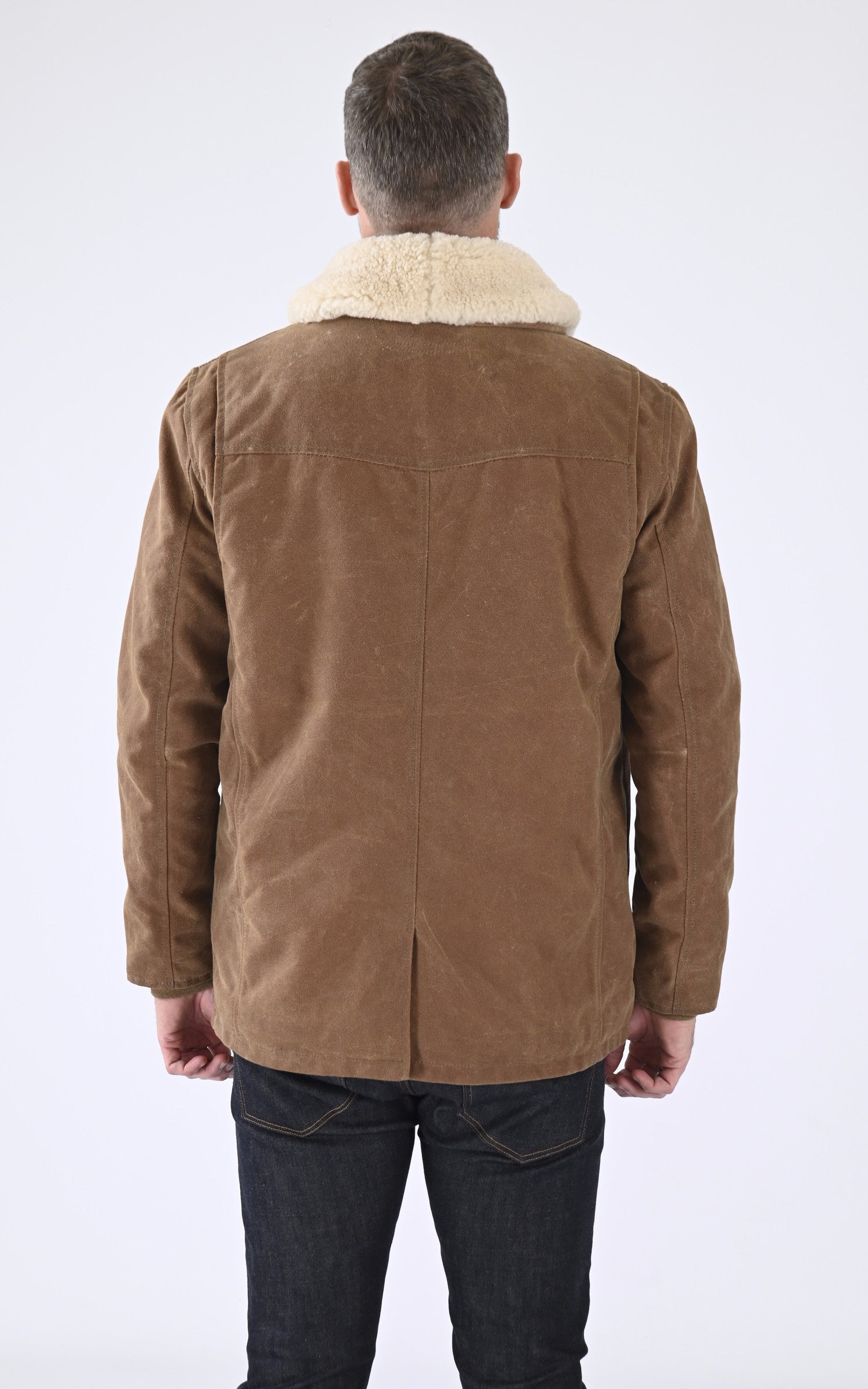 A "LINCOLN 103982" Camel Iron&Resin Veste Homme back photo