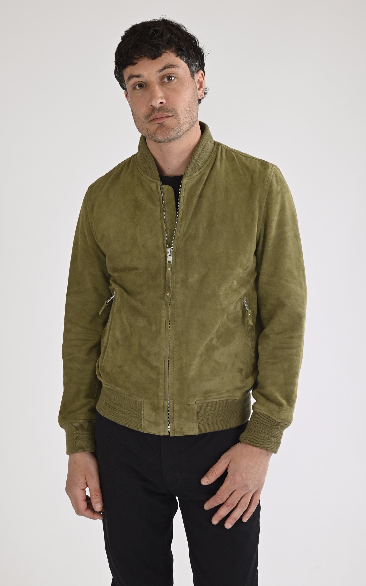 A "WINDON 102570" Kaki Daytona 73 Blouson Homme closed photo
