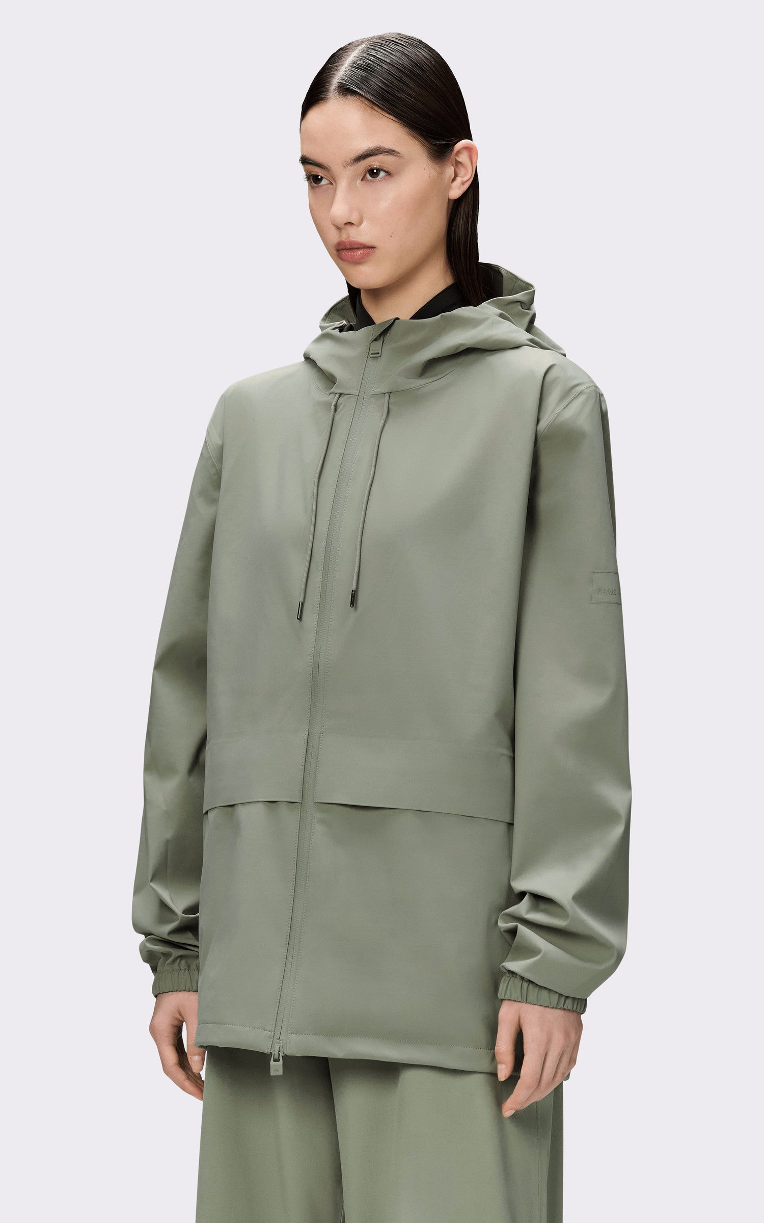 A "12420 SUVA HARDSHELL POCKET" Kaki Rains Veste Mixte opened photo