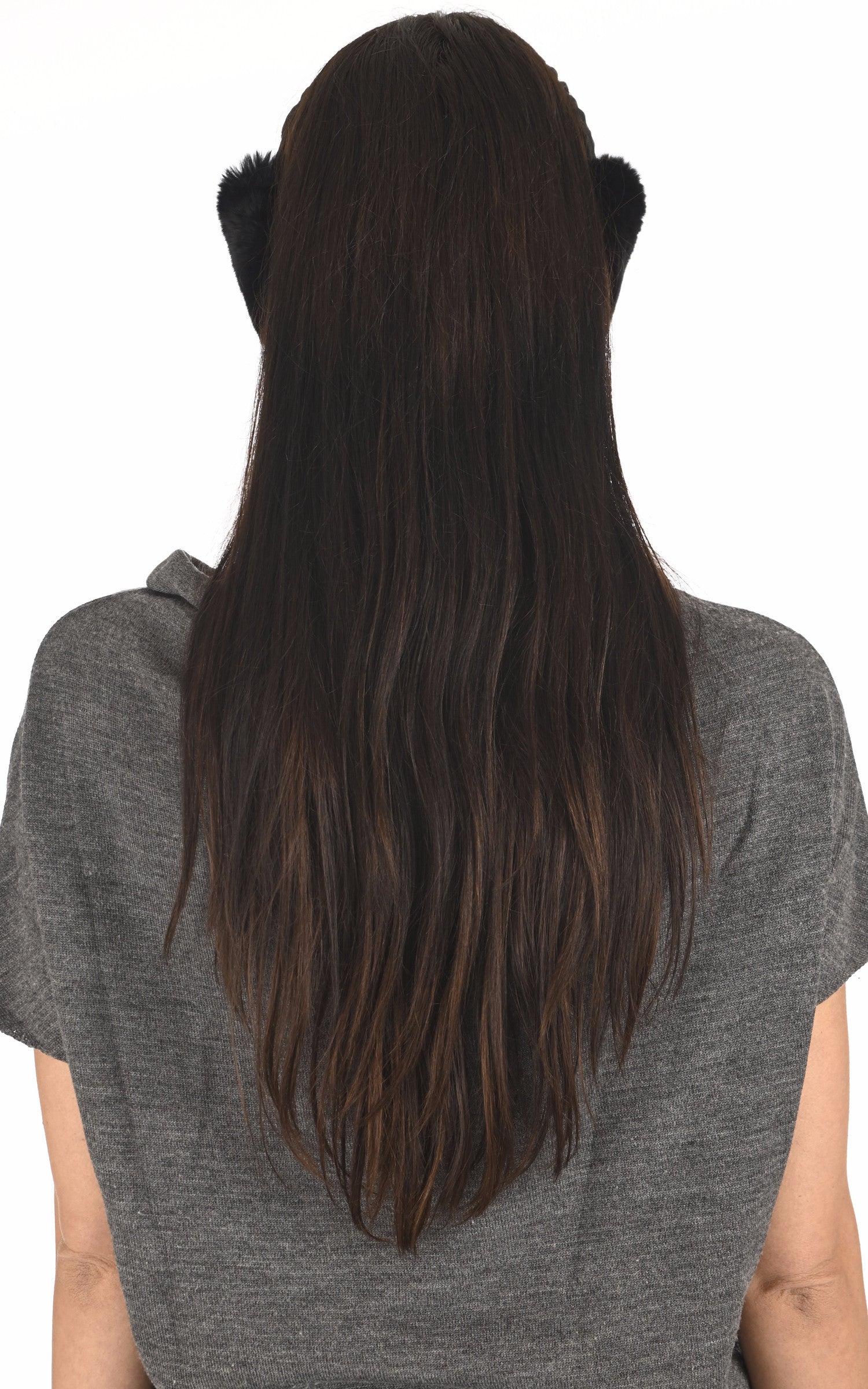 A "OS" Noir Tsanikidis Oreillettes Femme back photo