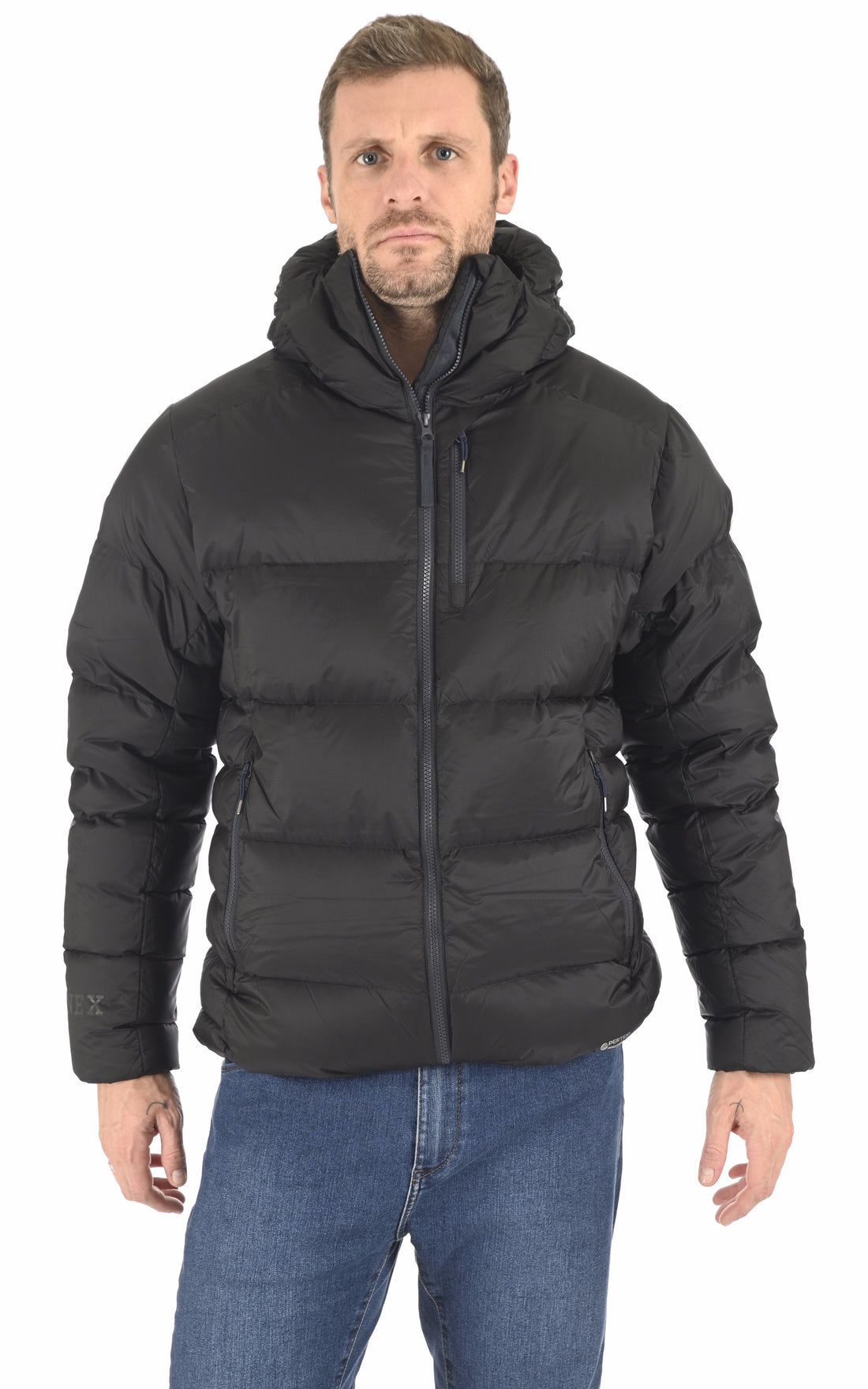 A "HUDSON XP 2" Black Pyrenex Bl Doudoune Homme opened photo