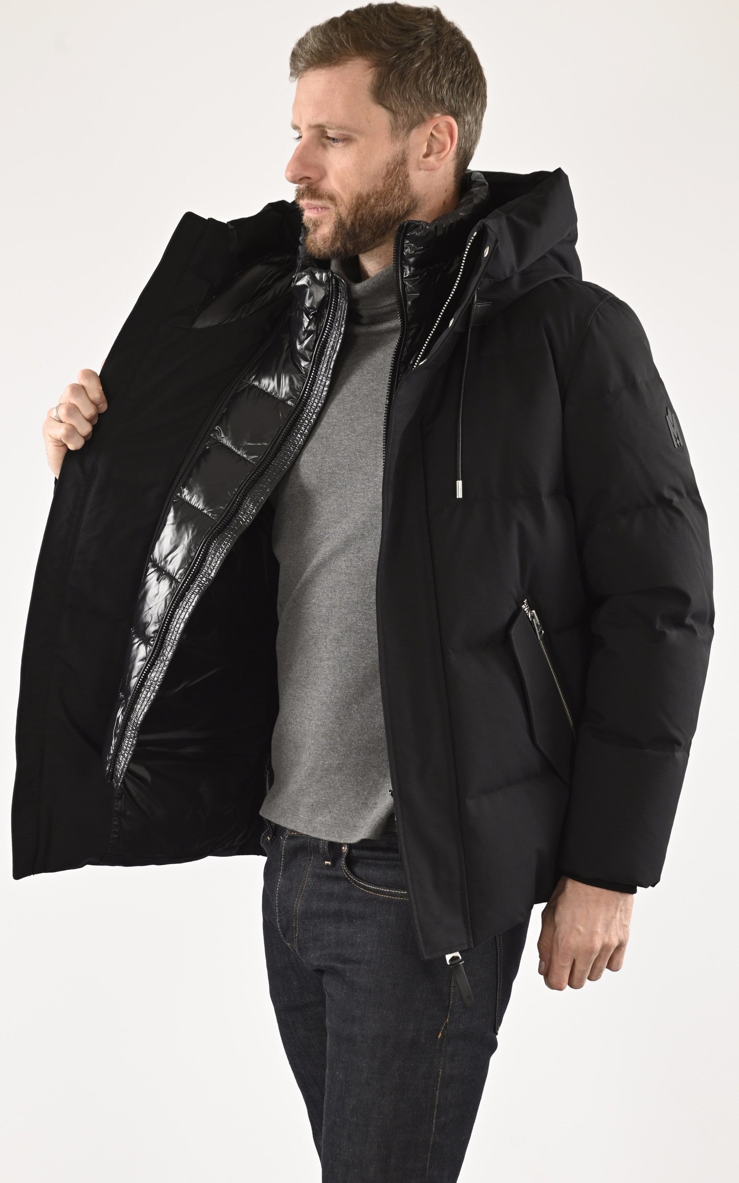 A "GRAYDON" Noir Mackage Ves Doudoune Homme interior photo 3