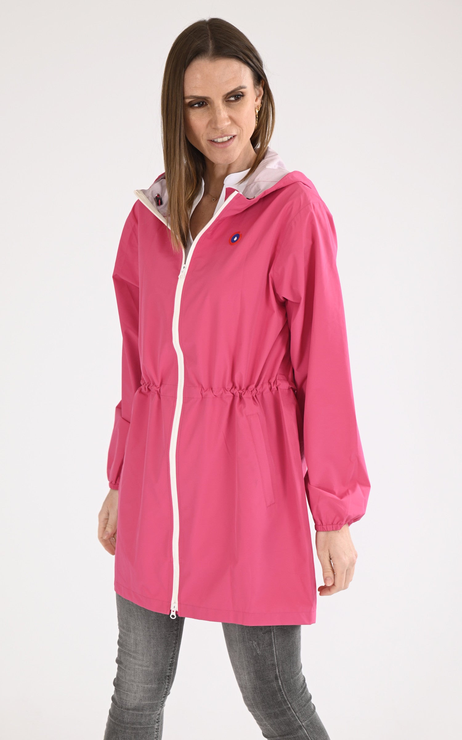 A "AMELOT 20300" Fushia Flotte Veste Femme closed photo