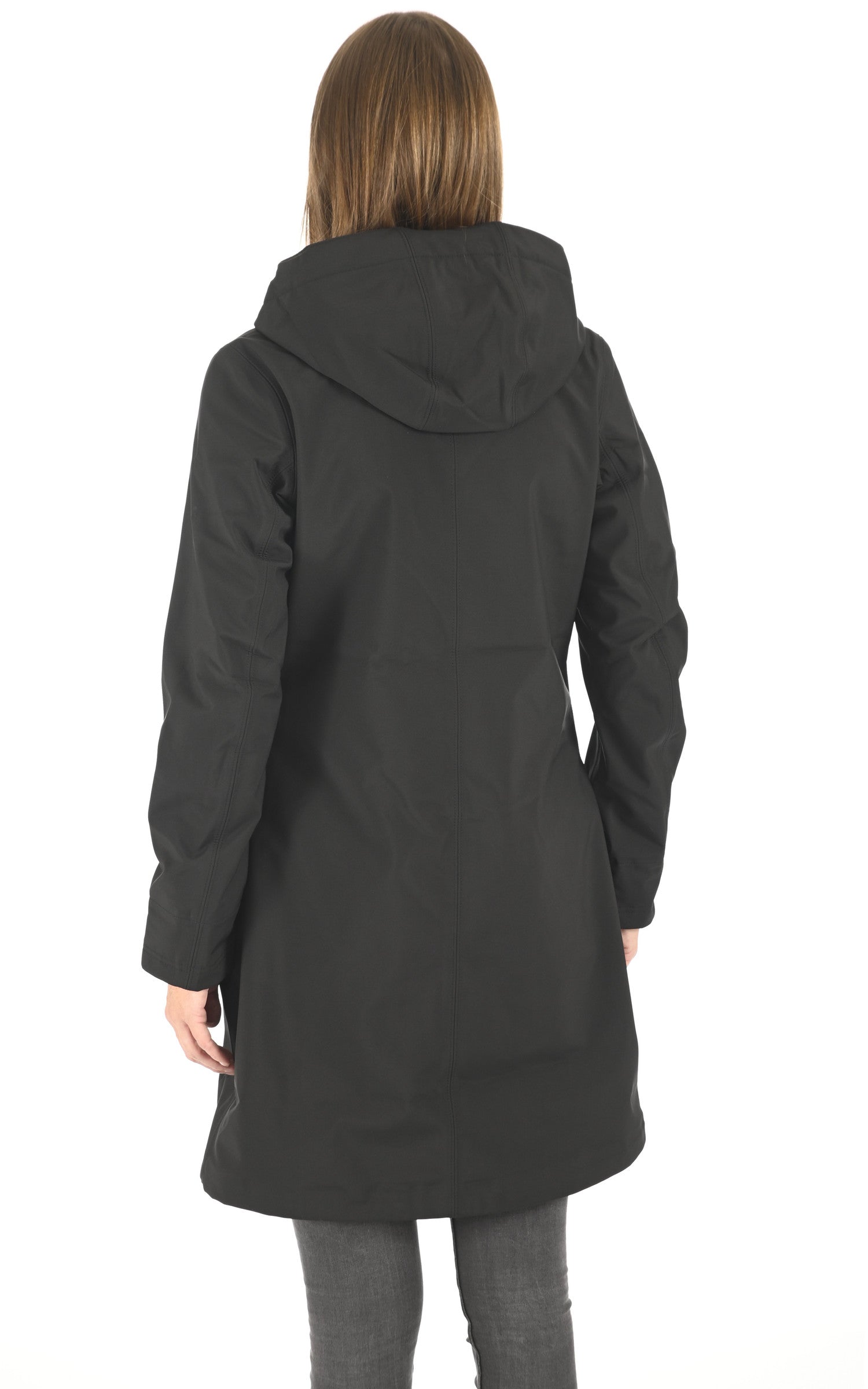 A "STEPHY BONDED K21489W" Noir K-Way 3/4 Femme back photo
