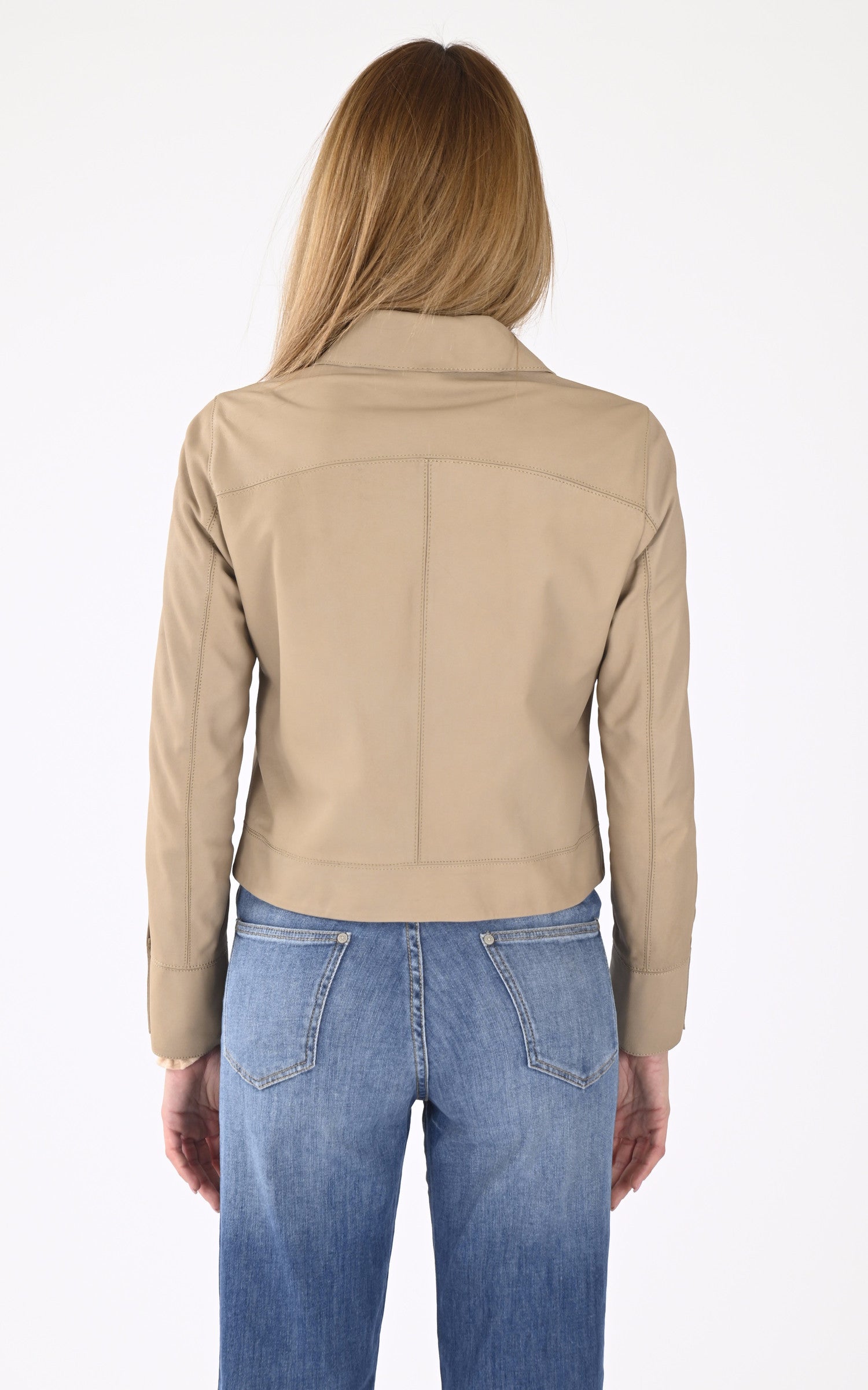 A "RUBY 65029" Beige Oakwood Veste Femme back photo 4