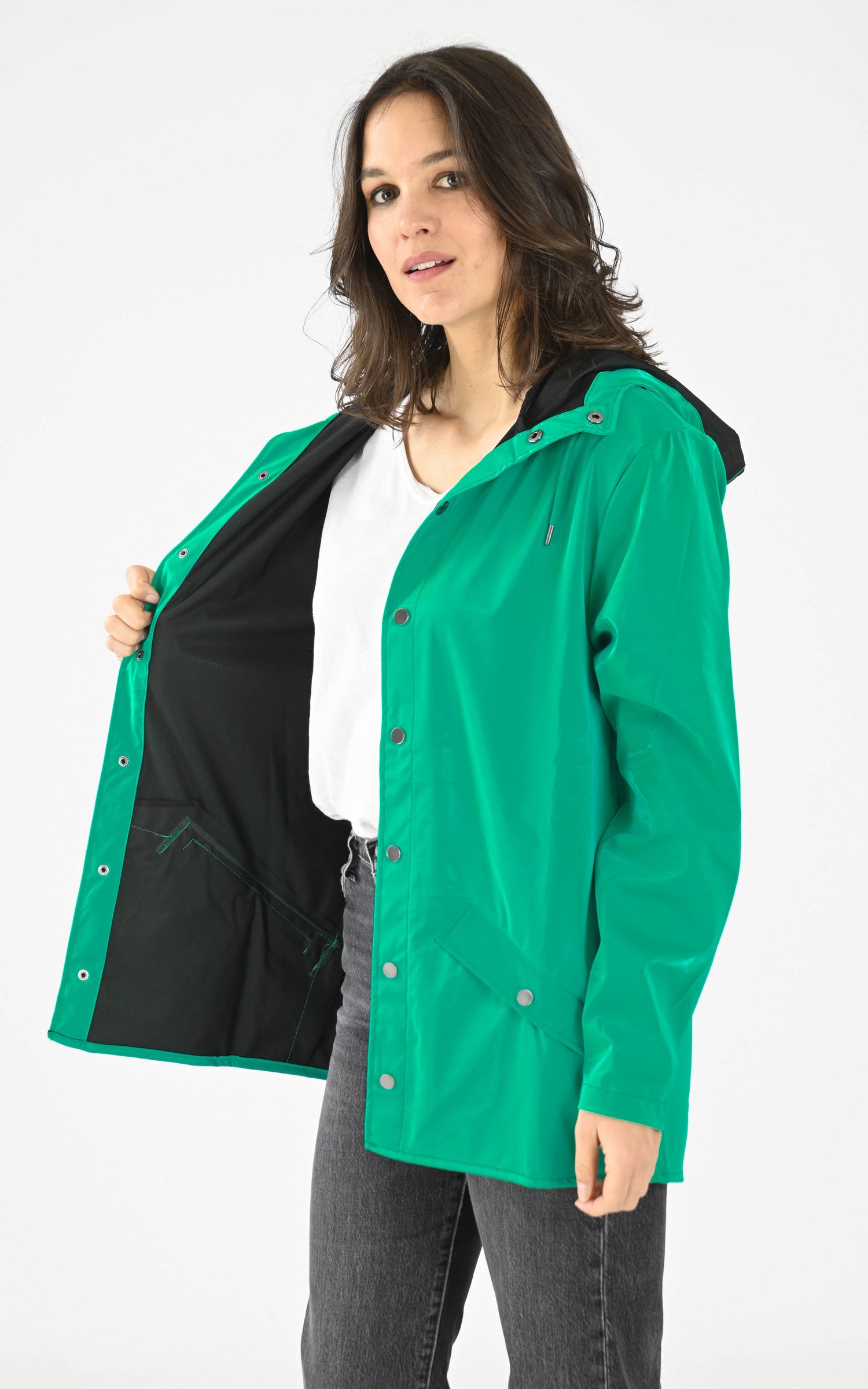 A "12010 JACKET" Vert Rains Veste Mixte interior photo