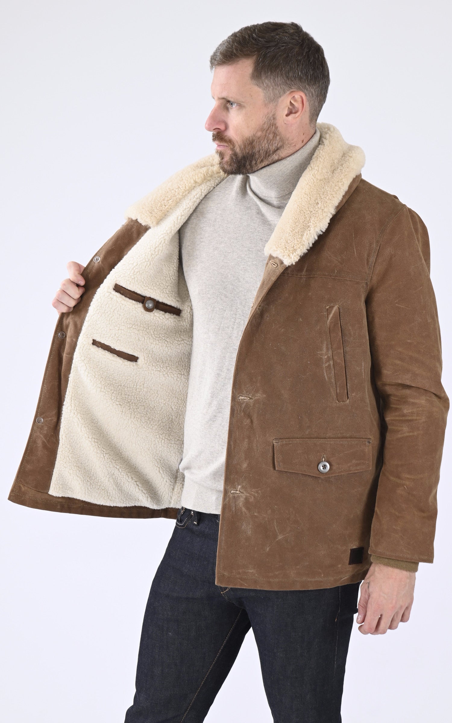 A "LINCOLN 103982" Camel Iron&Resin Veste Homme interior photo