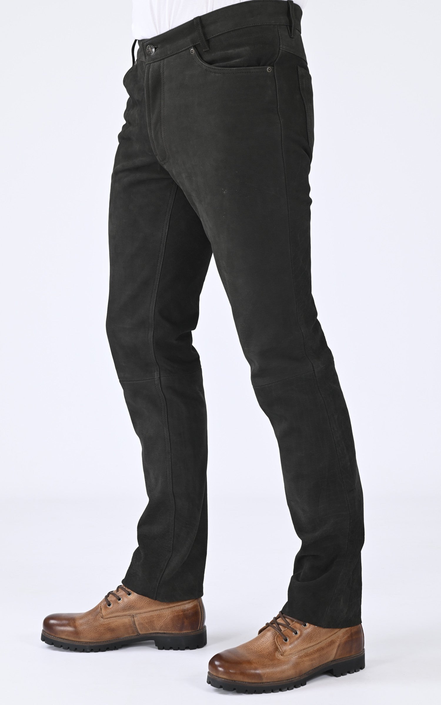 A "LAURIN" Marron Foncé Maddox Pantalon Homme interior photo