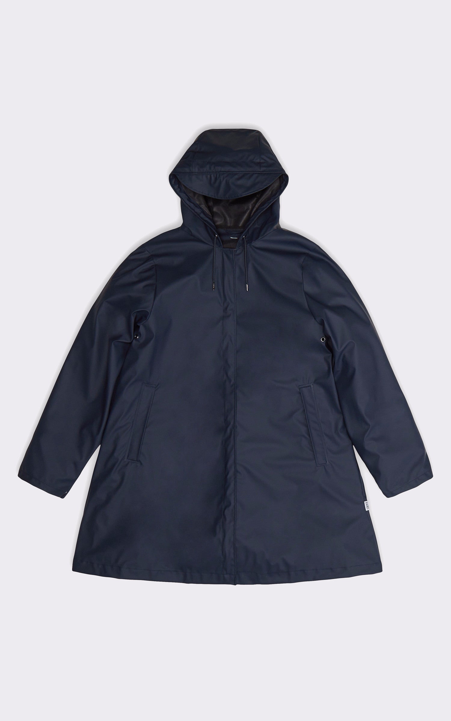A "18050 A-LINE JACKET" Marine Rains 3/4 Femme back photo