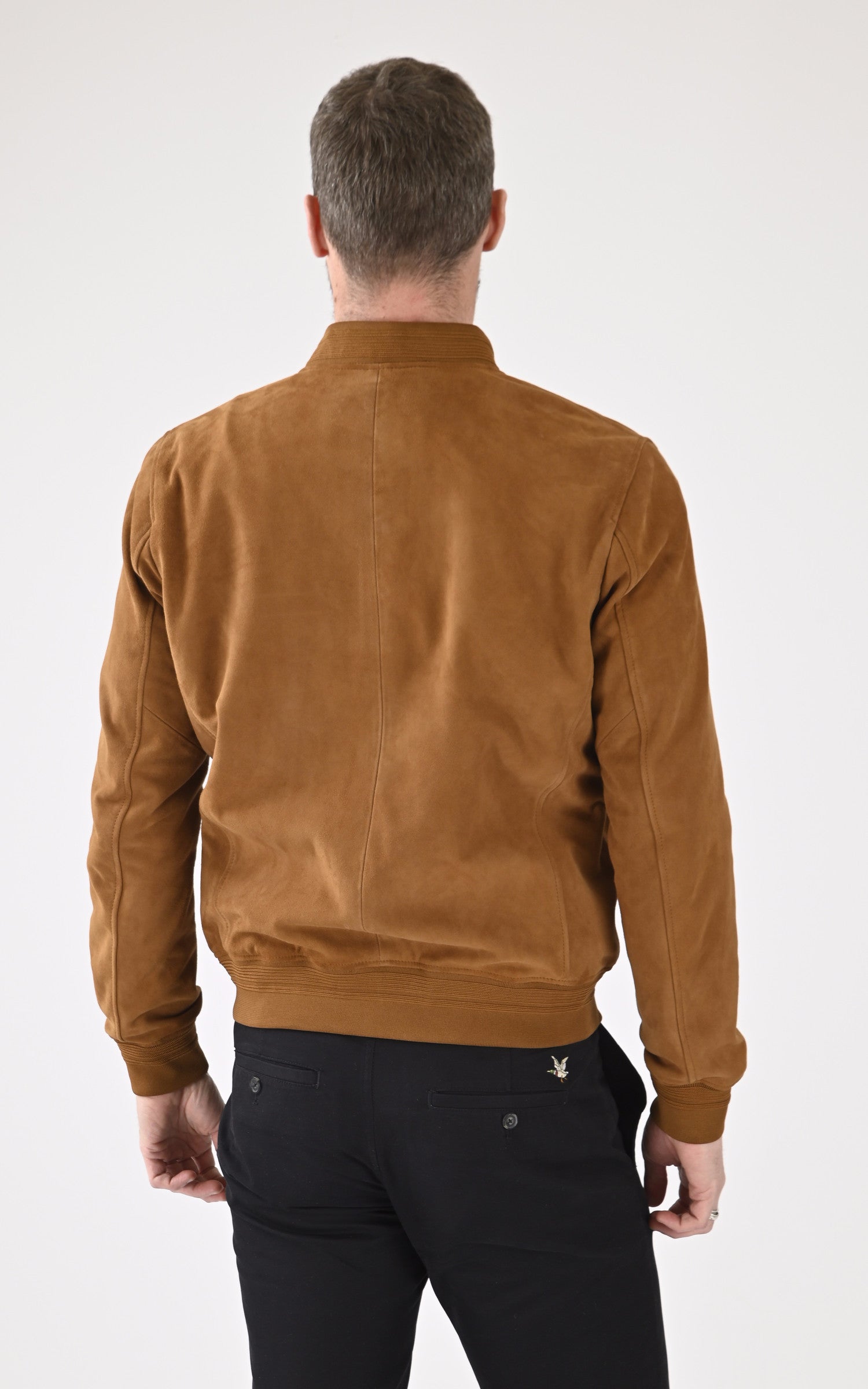 A "PEM79" Cognac Serge Pariente Blouson Homme back photo