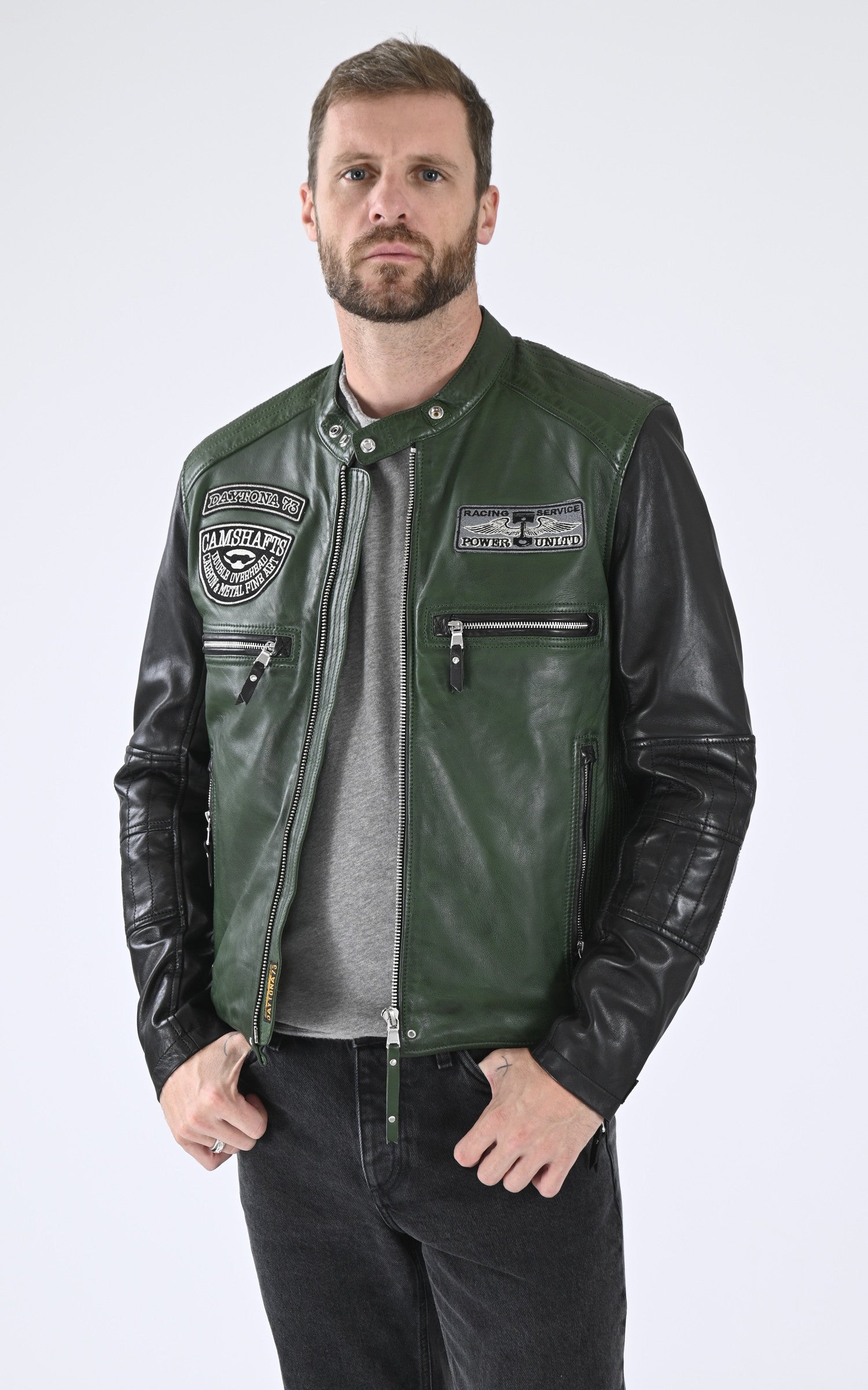 A "ROSCODA 102788" Vert Daytona 73 Blouson Homme opened photo