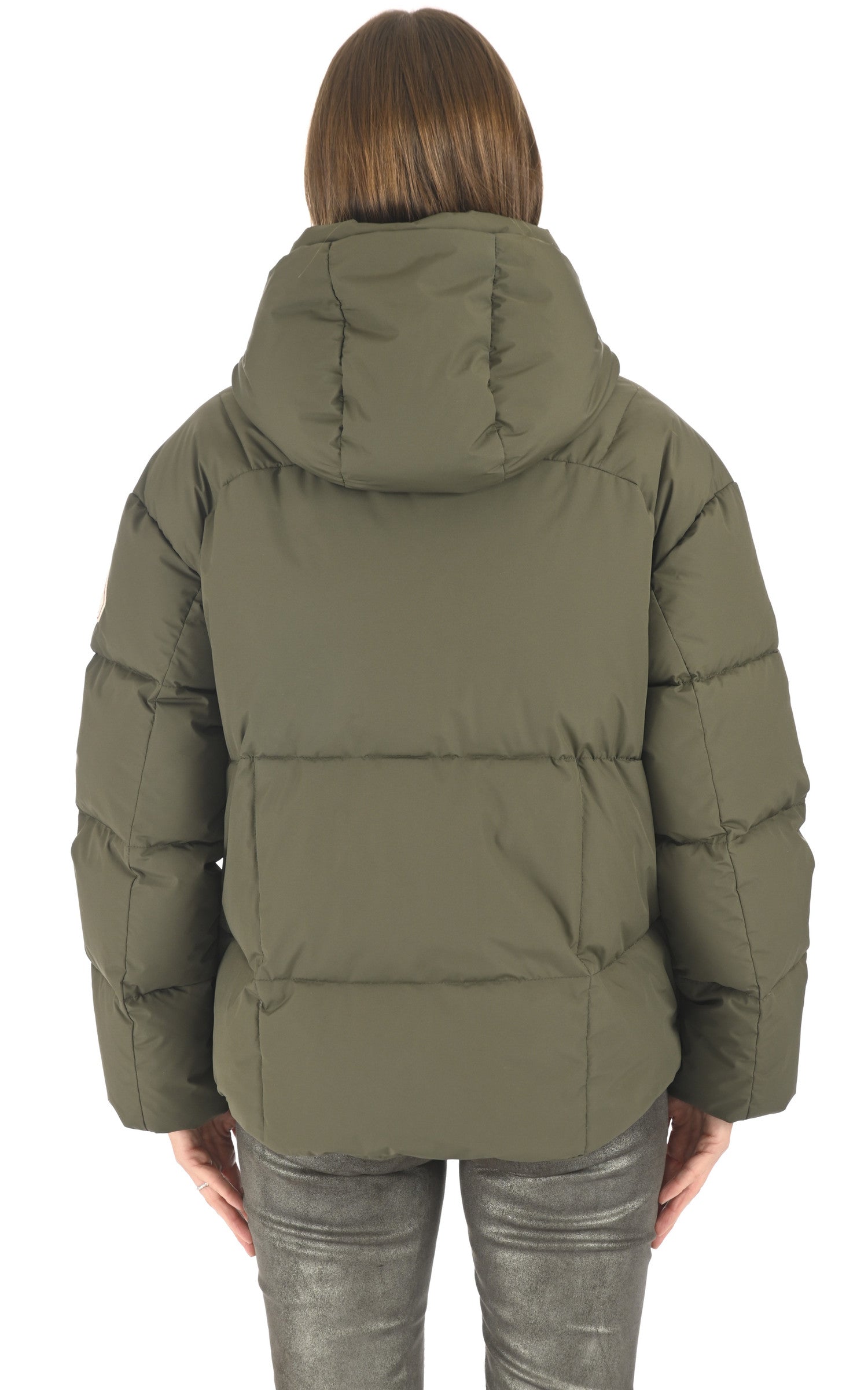 A "HARMONIE 3" Deep khaki Pyrenex Bl Doudoune Femme back photo