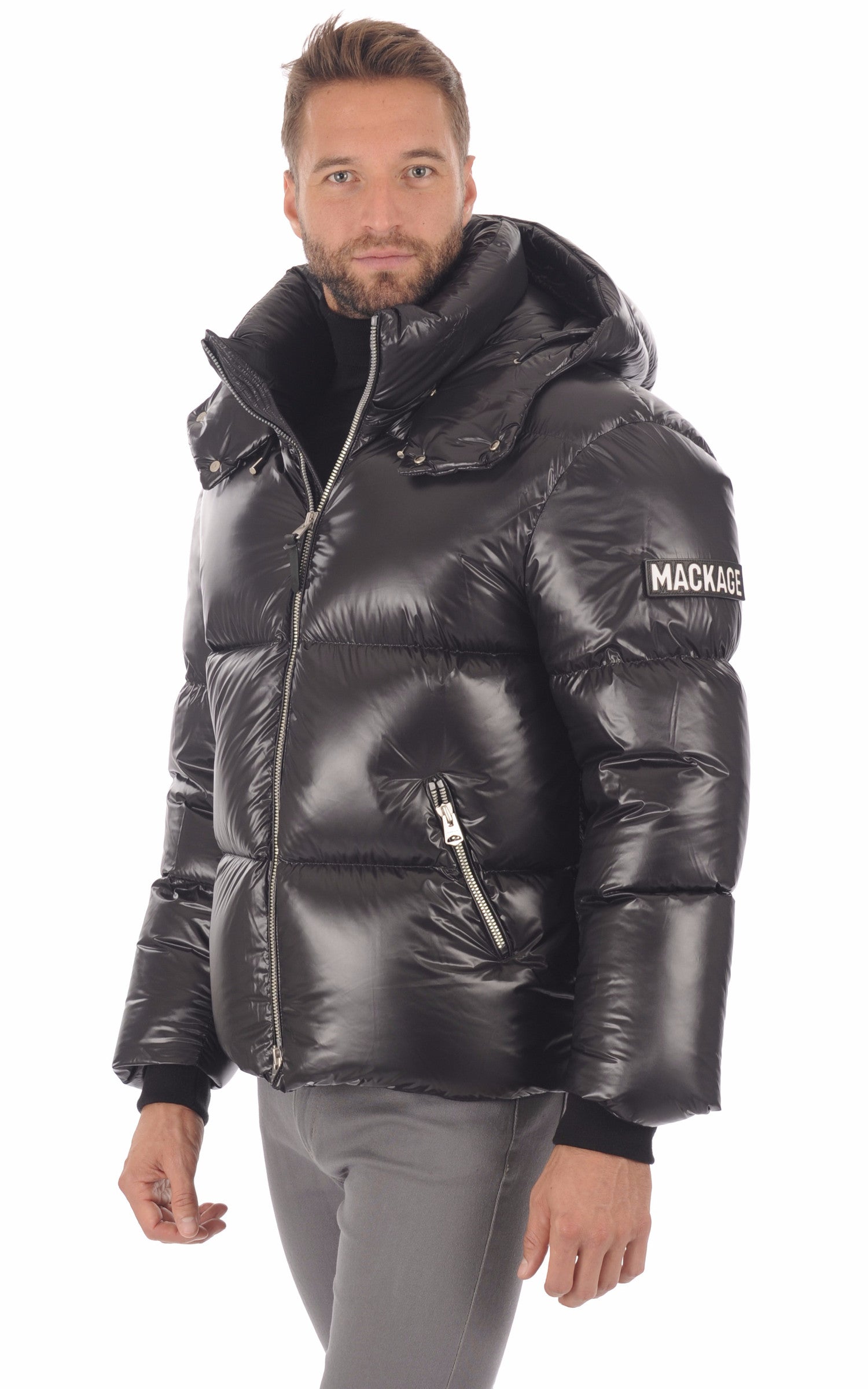 A "KENT-Z" Noir Mackage Bl Doudoune Homme closed photo 2