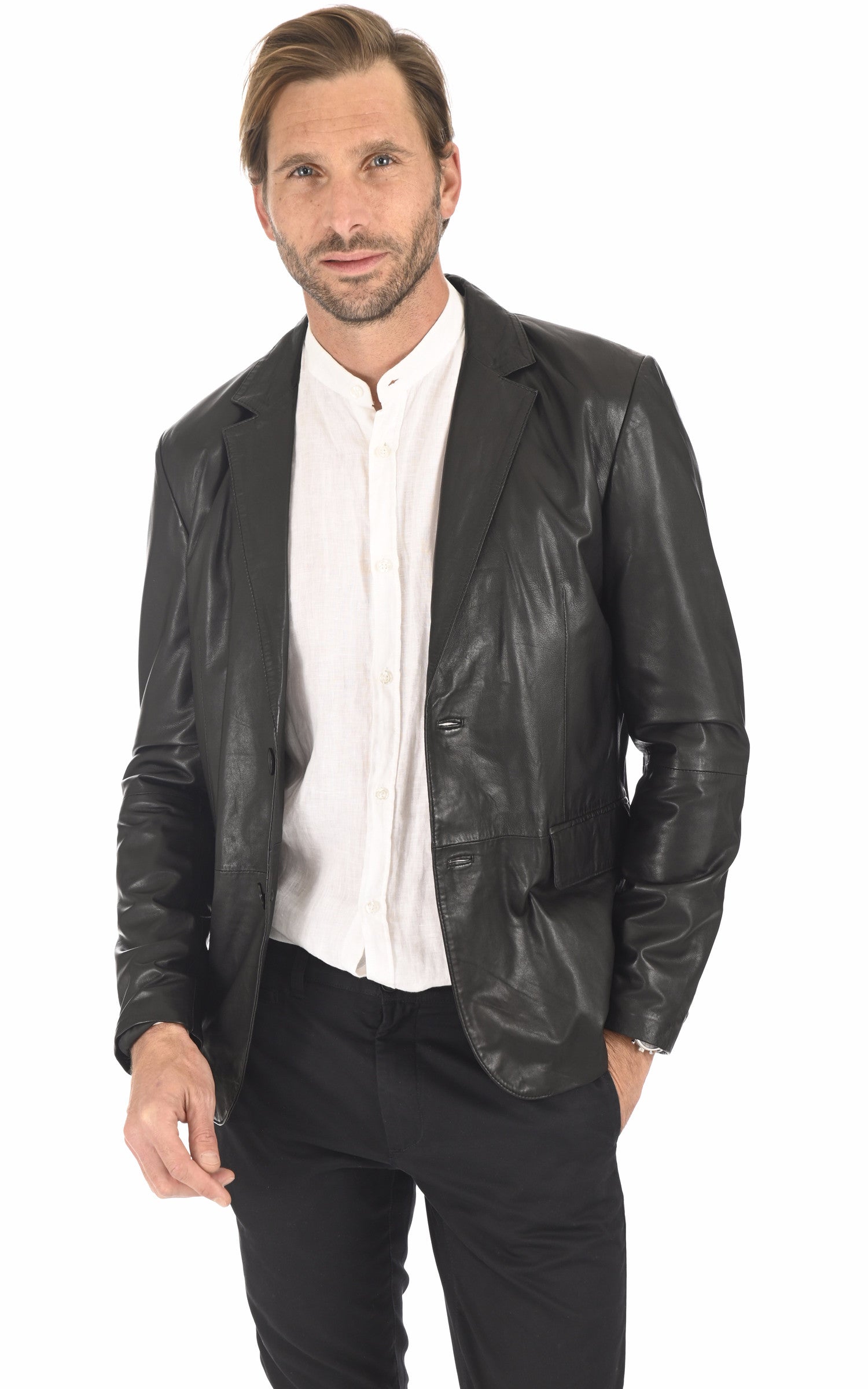 A "RAFEL" Noir La Canadienne Blazer Homme opened photo