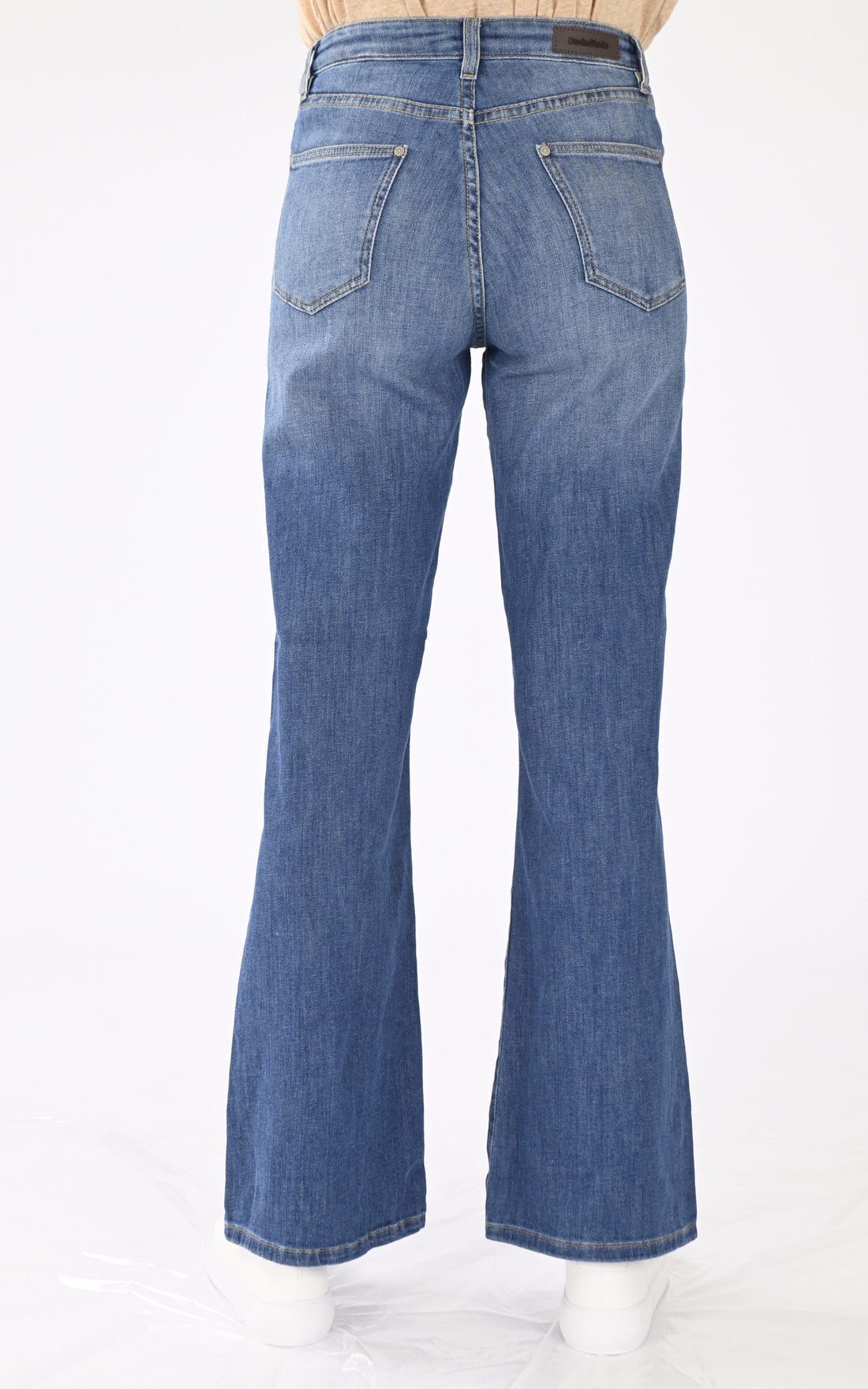 A "TIAGO" Bleu Denim Studio Pantalon Femme opened photo