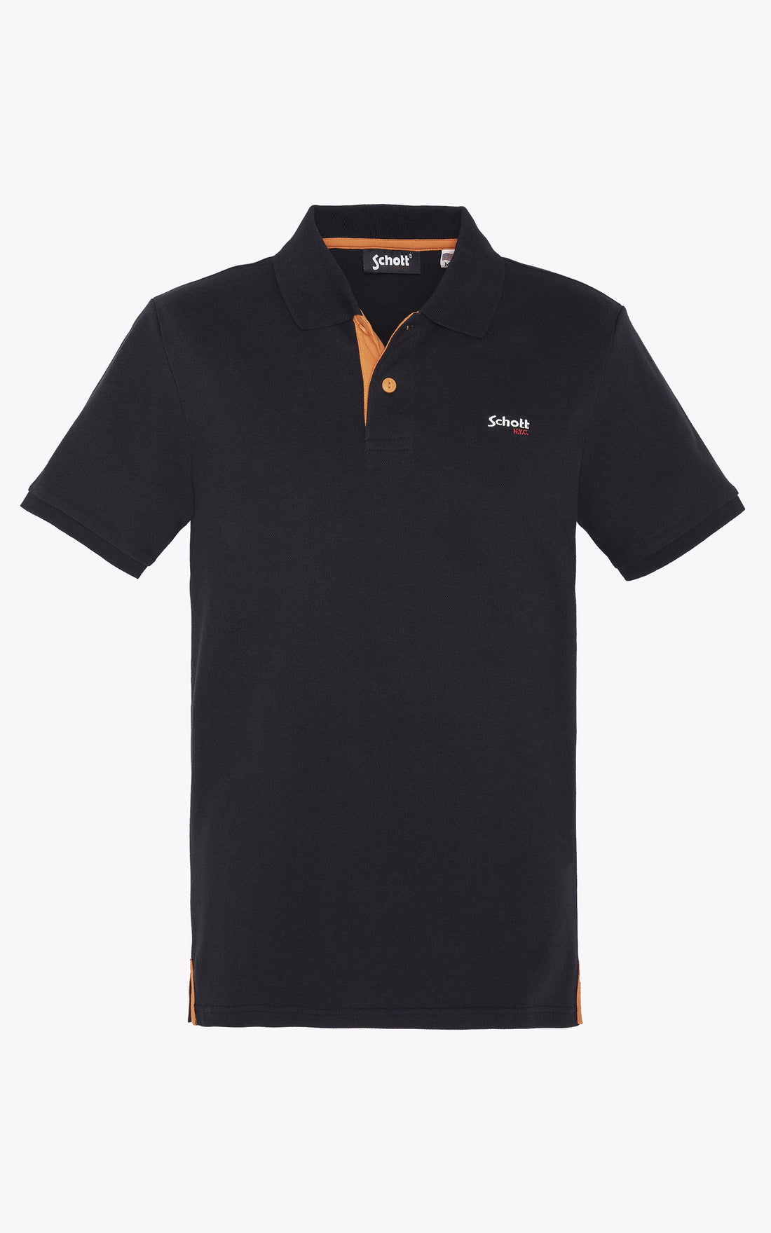 A "PSMILTON" Bleu Schott Polo Homme opened photo